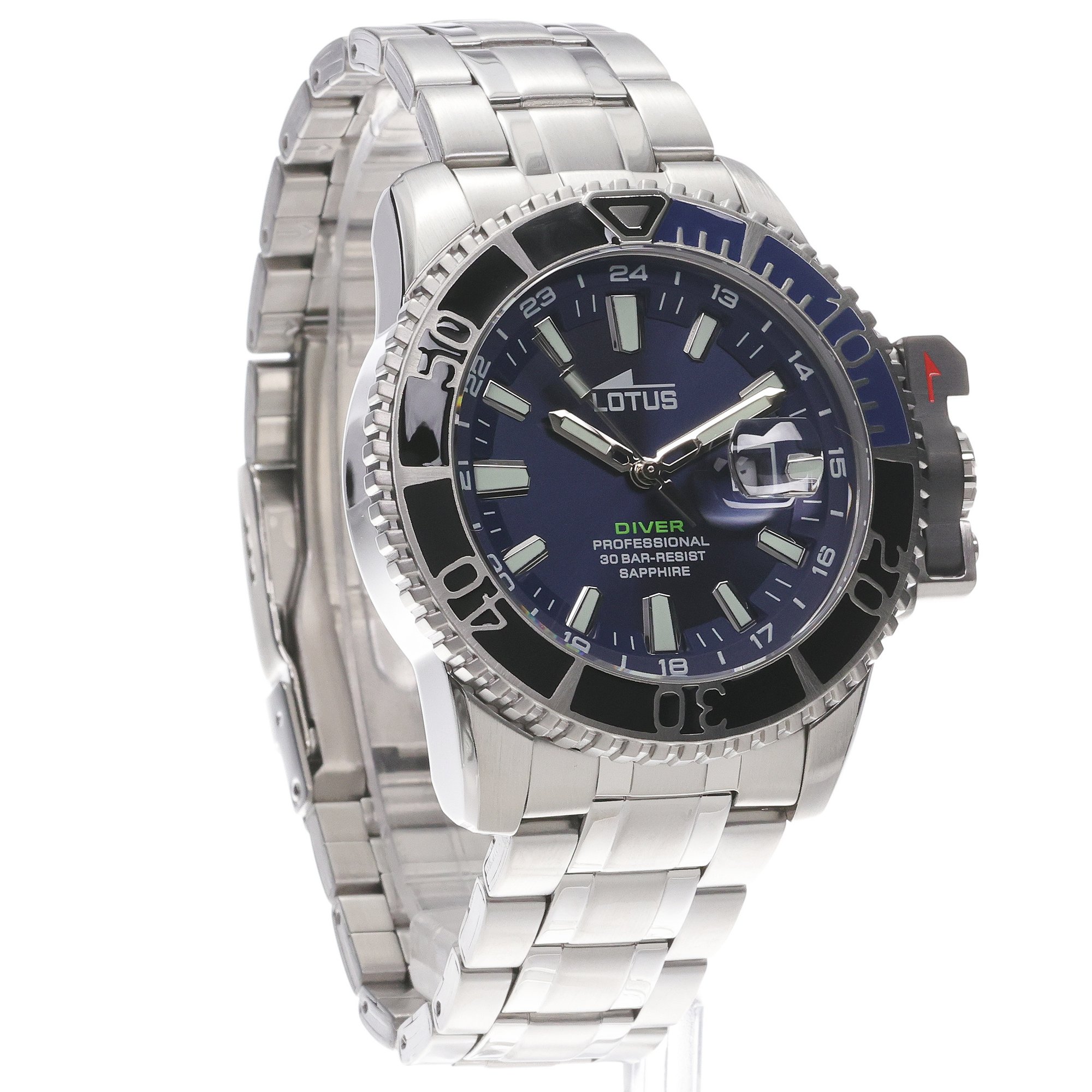 Lotus L18938-3 zegarek srebrny typudiver Diver bransoleta - miniatura 3