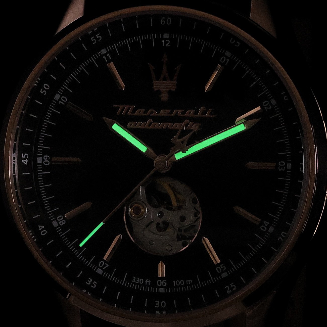 Maserati R8821124001 Sorpasso Sorpasso Open Heart Automatic zegarek męski klasyczny szafirowe
