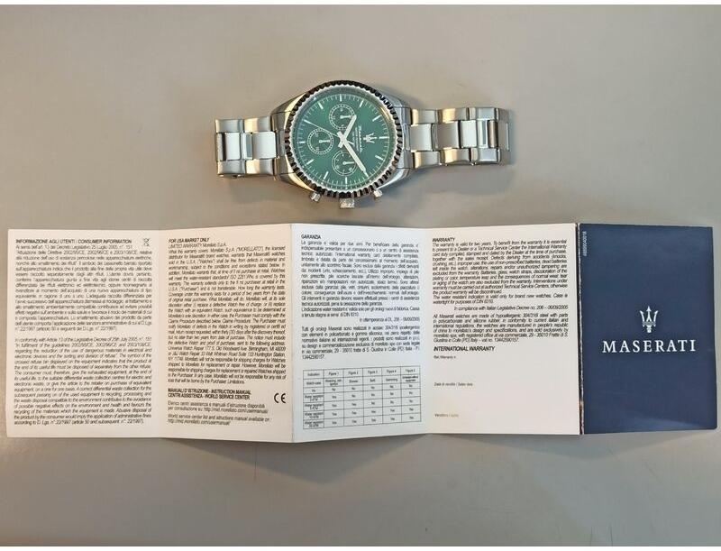 Maserati R8853100044 zegarek męski klasyczny Competizione bransoleta - miniatura 9