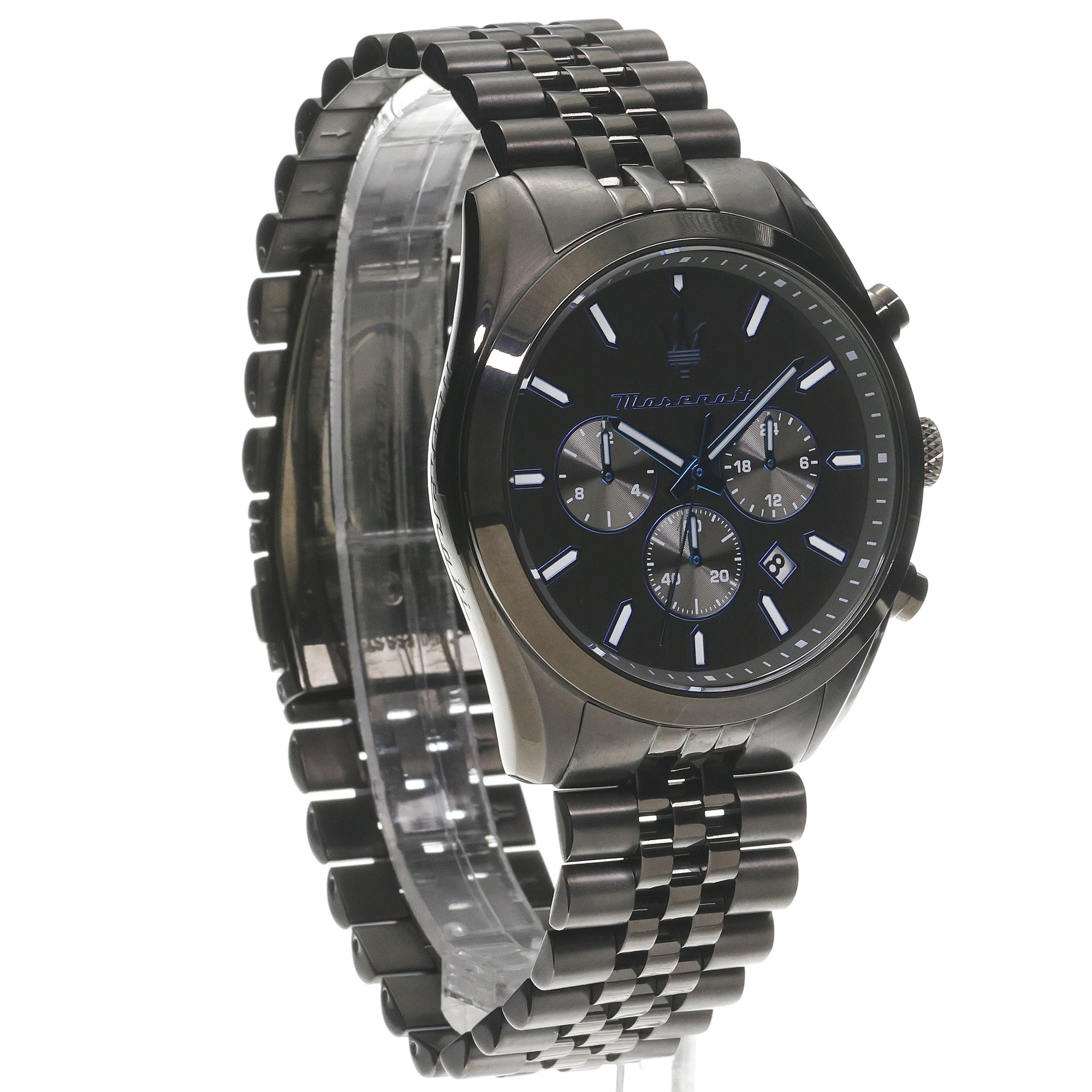 Maserati R8853154002 zegarek szary sportowy Dark Edition bransoleta