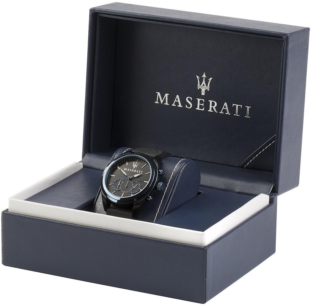 Maserati R8871612006 zegarek męski Traguardo czarny - miniatura 12