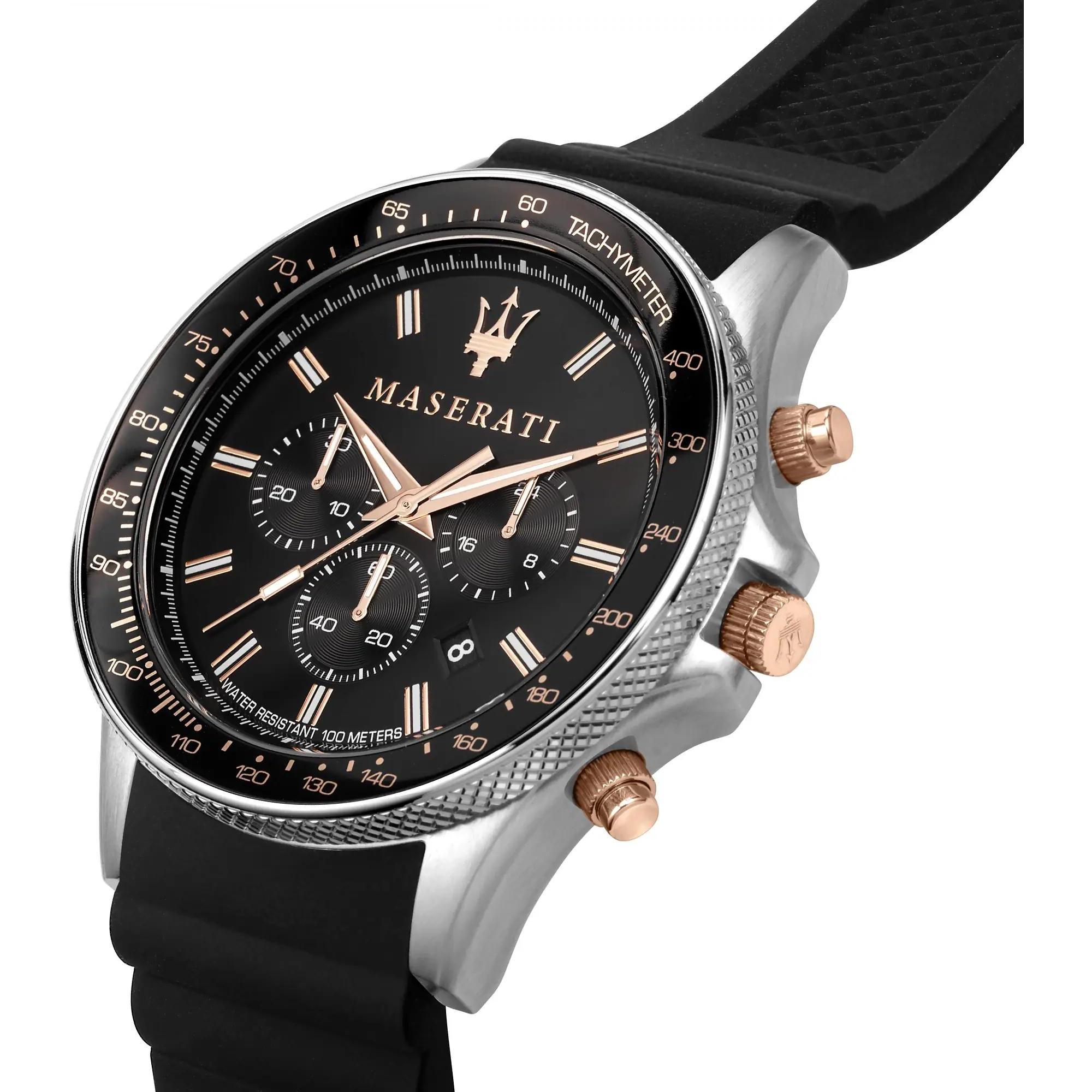 Maserati R8871640002 SFIDA Sfida sportowy zegarek srebrny