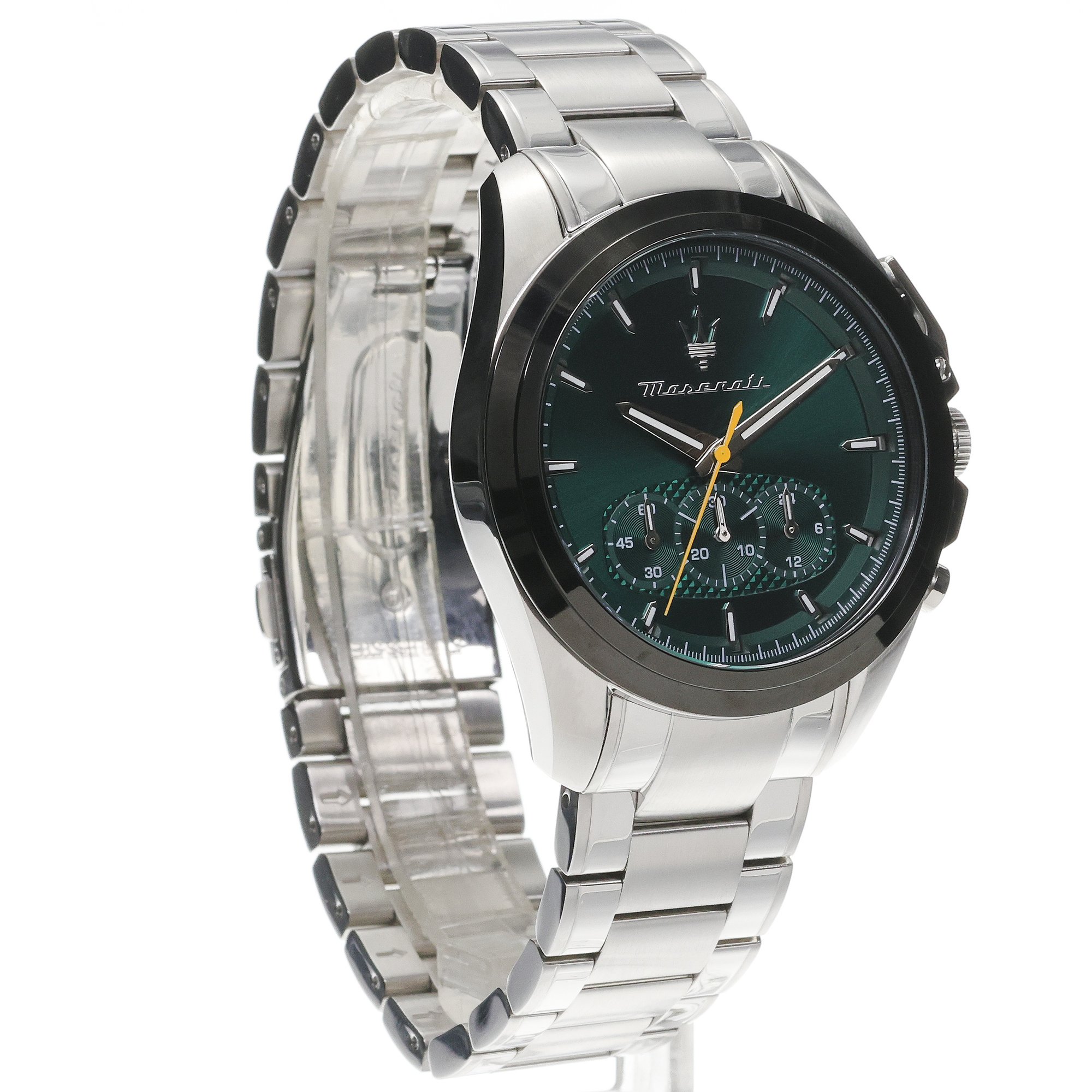 Maserati R8873612065 zegarek srebrny sportowy Traguardo bransoleta