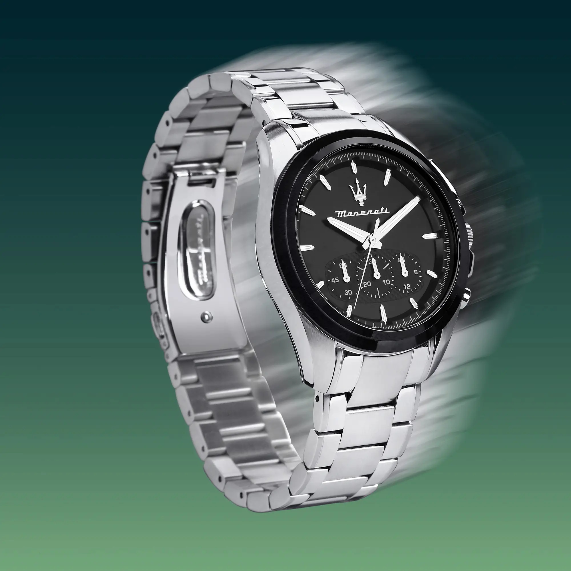 Maserati R8873612066 Traguardo Chronograph Traguardo sportowy zegarek srebrny