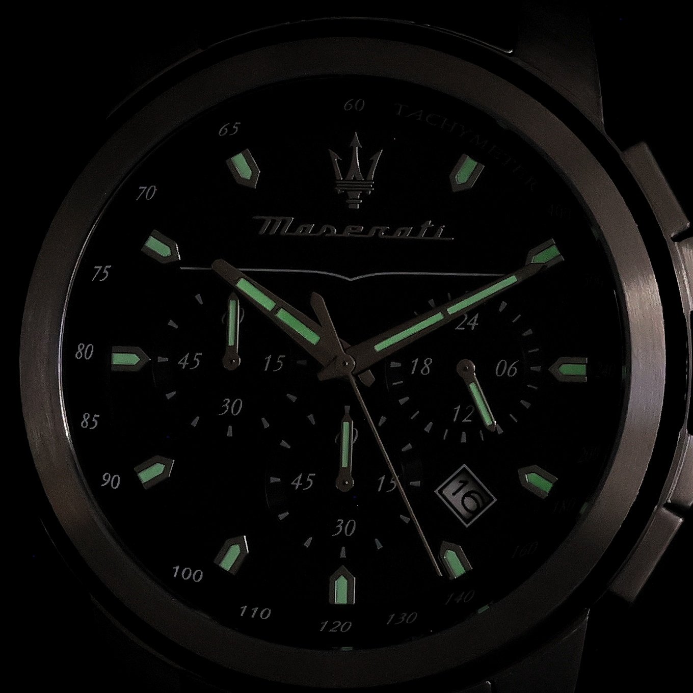 Maserati R8873621001 zegarek srebrny sportowy Successo bransoleta - miniatura 5