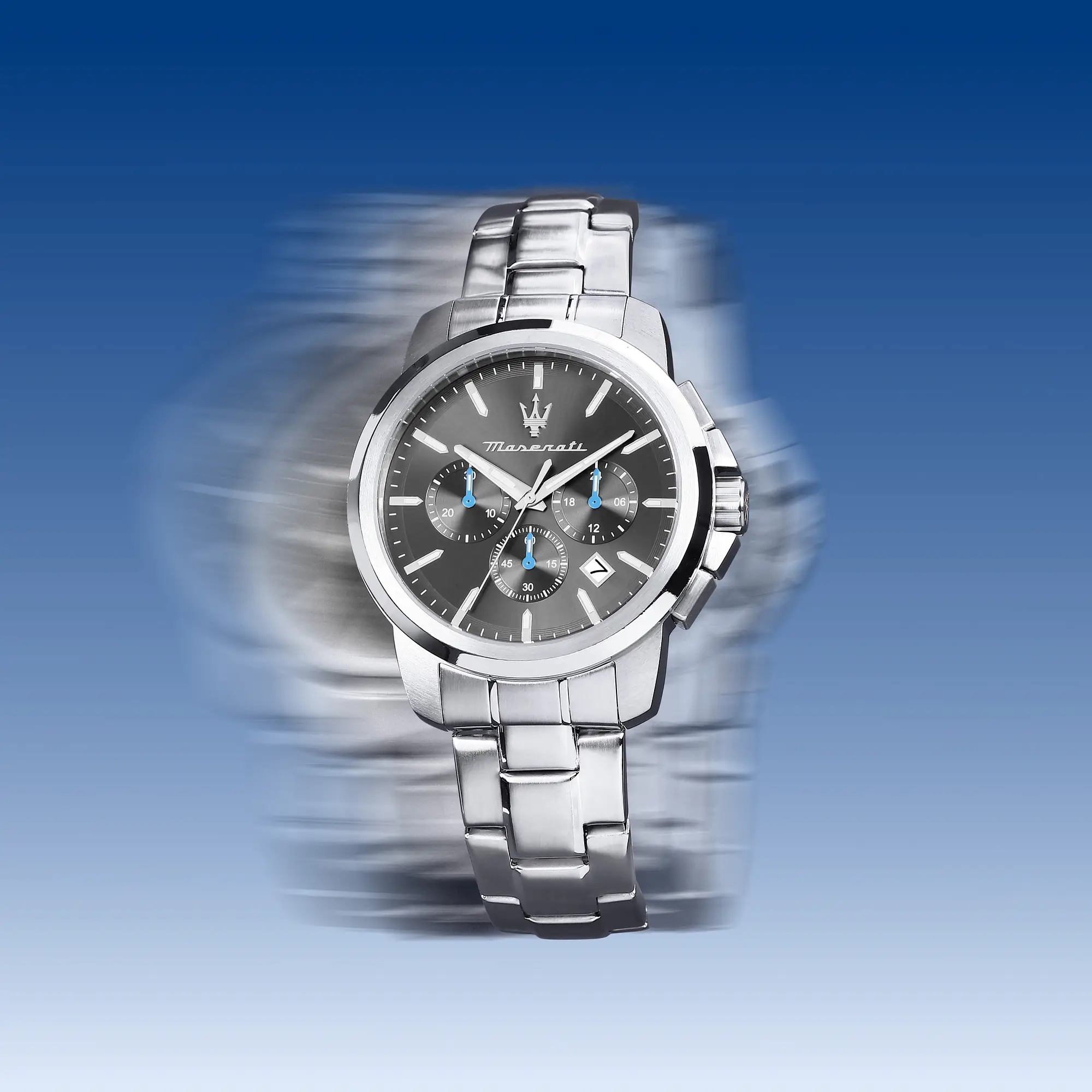 Maserati R8873621049 Successo Chronograph Successo sportowy zegarek srebrny