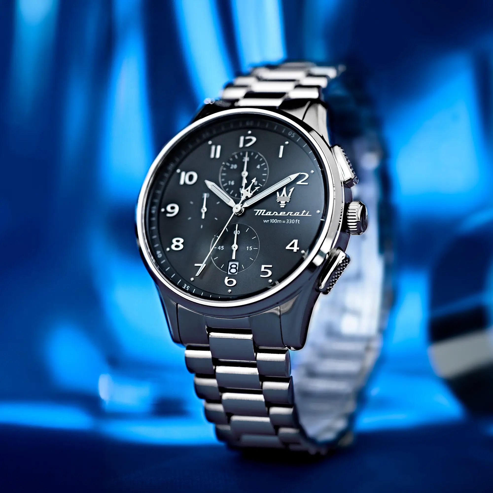 Maserati R8873624007 Sorpasso Chronograph zegarek męski klasyczny mineralne - miniatura 9