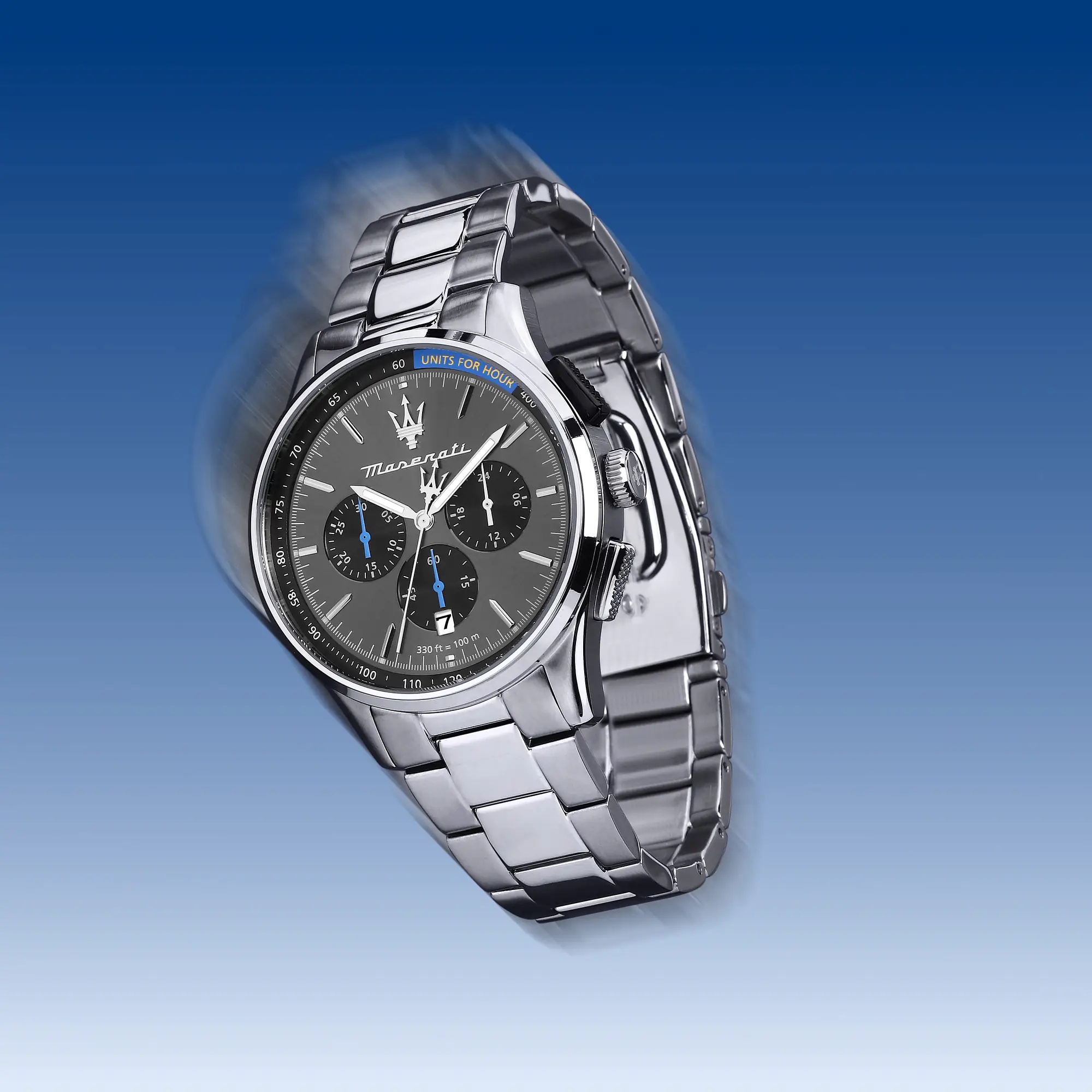 Maserati R8873624008 Sorpasso Chronograph Sorpasso sportowy zegarek srebrny