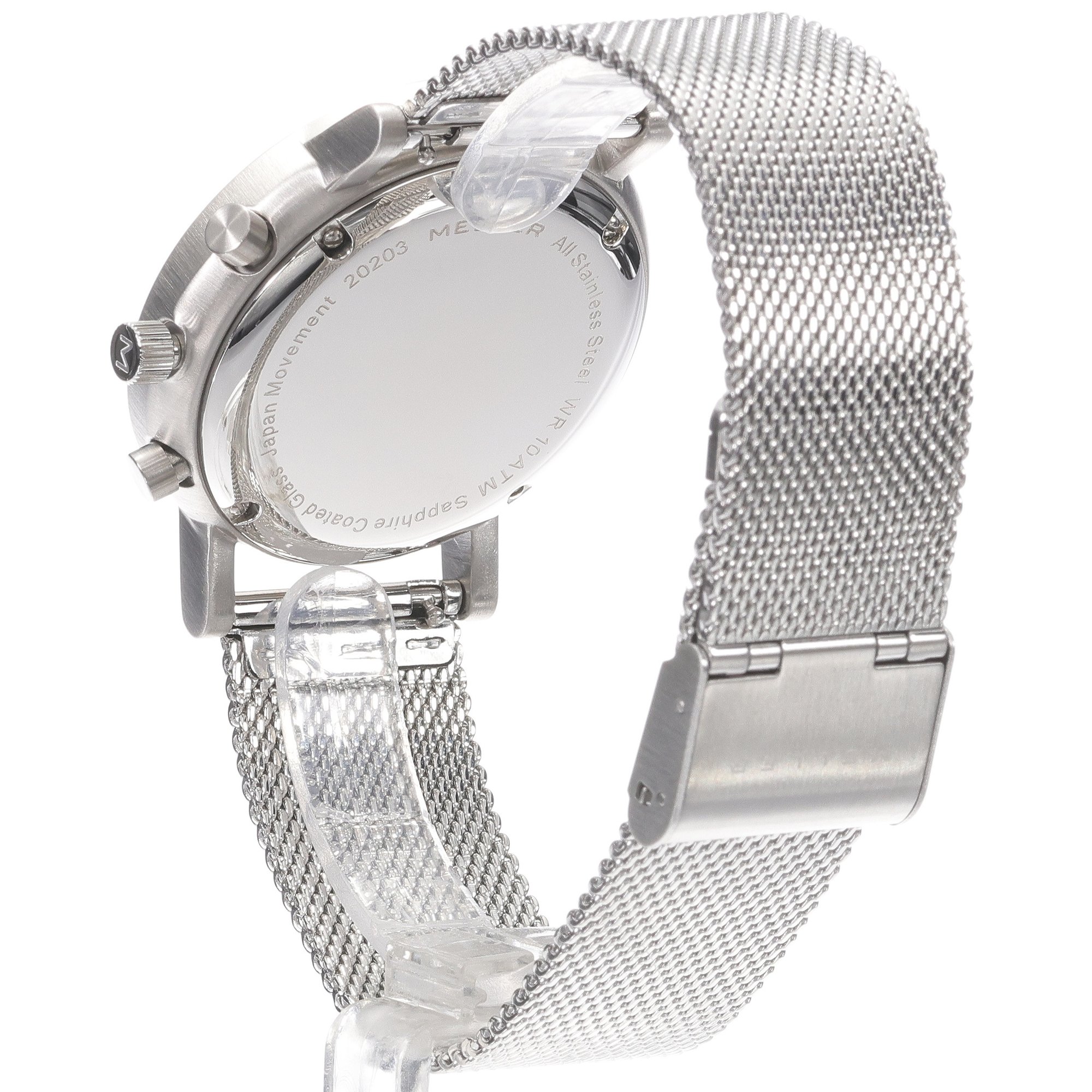 Meller 4PN-2SILVER zegarek srebrny klasyczny Makonnen bransoleta - miniatura 4