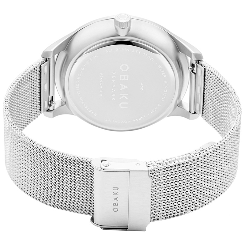 Obaku Denmark V249GMCLMC ASK - CYAN zegarek klasyczny Slim - miniatura 9