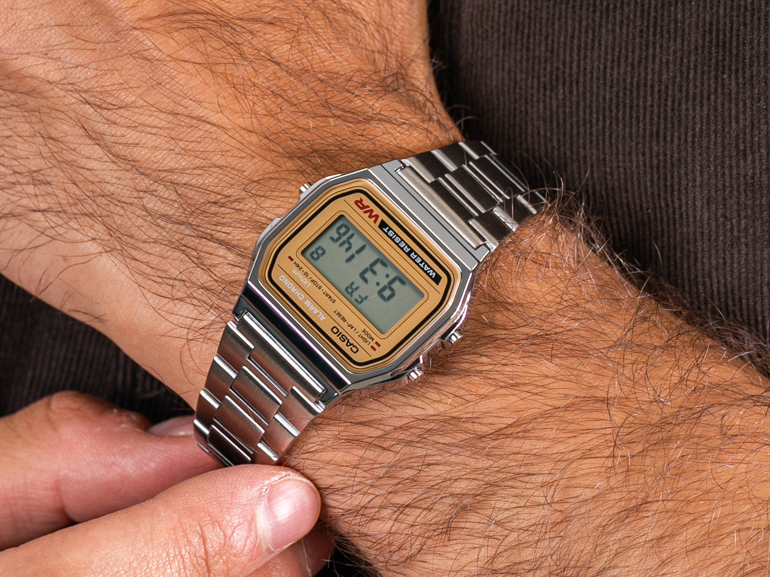Casio Vintage A158WEA-9EF zegarek retro VINTAGE Maxi - miniatura 2