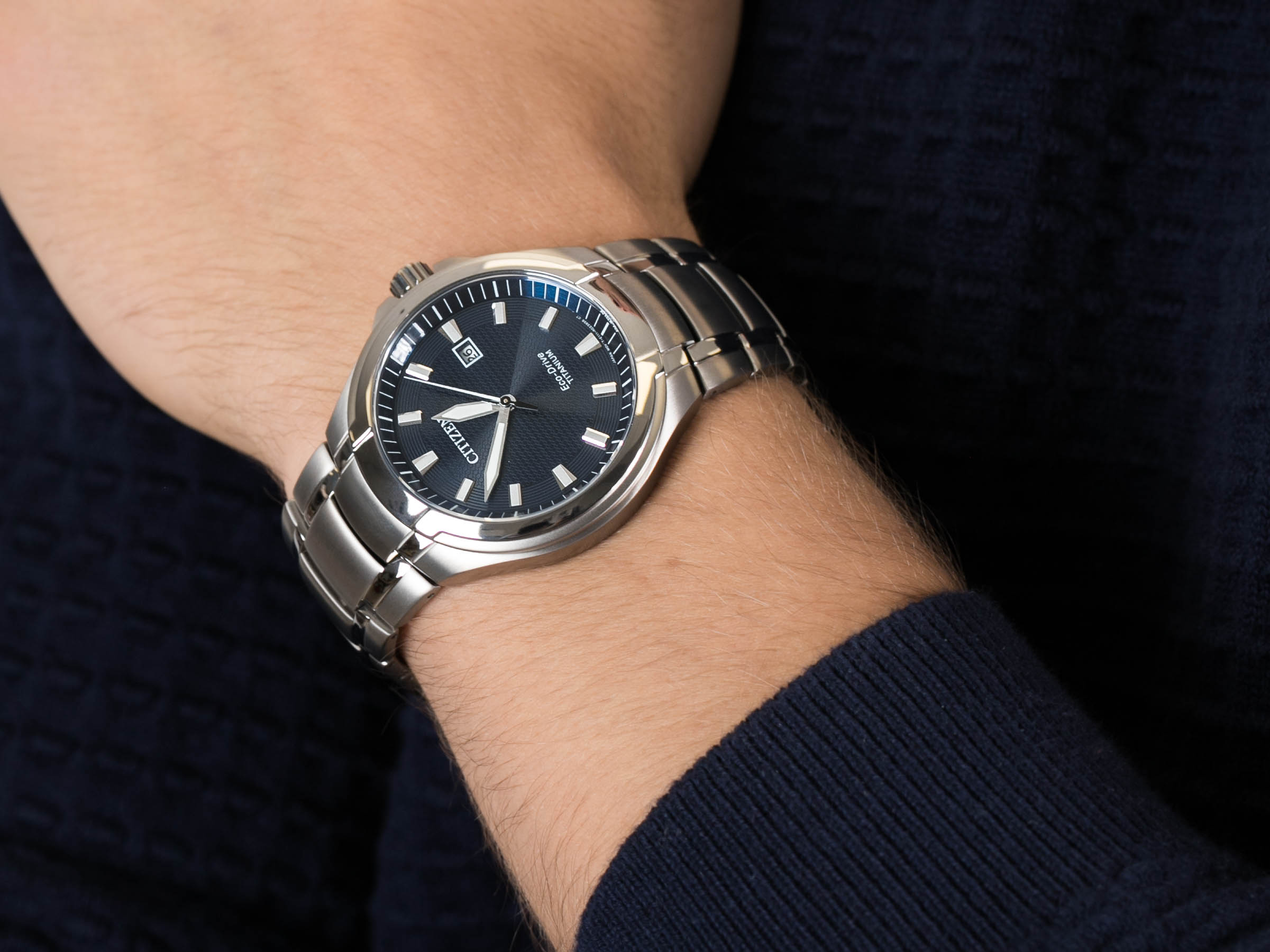 Citizen BM7430-89L zegarek klasyczny Titanium