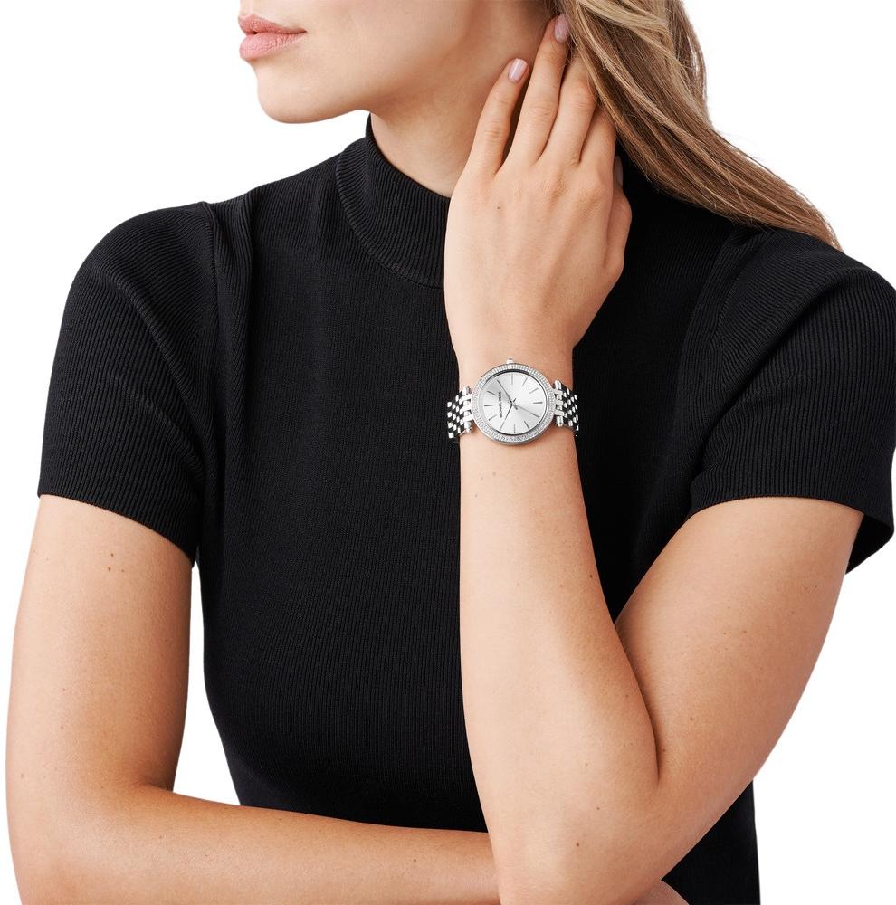 Michael Kors MK3190 zegarek damski Darci srebrny - miniatura 8