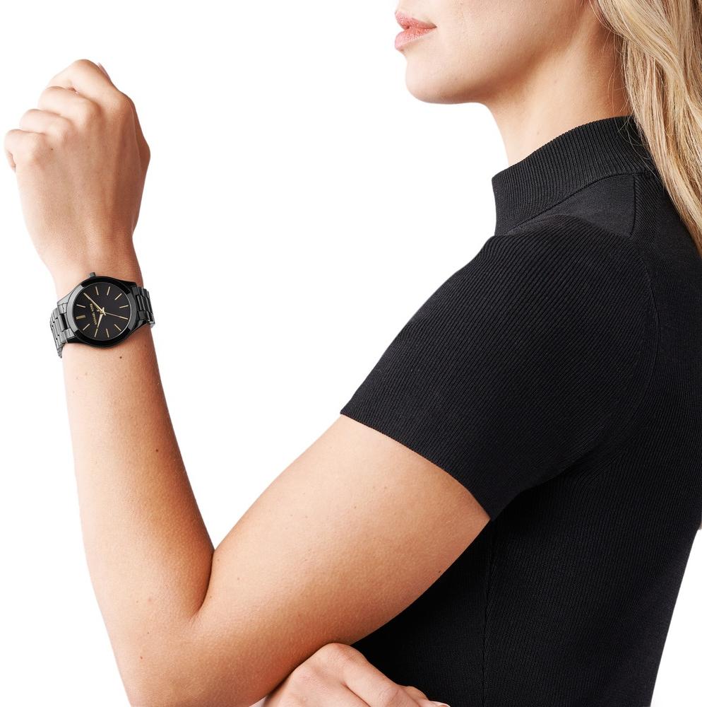 Michael Kors MK3221 zegarek damski fashion-modowy Slim Runway bransoleta