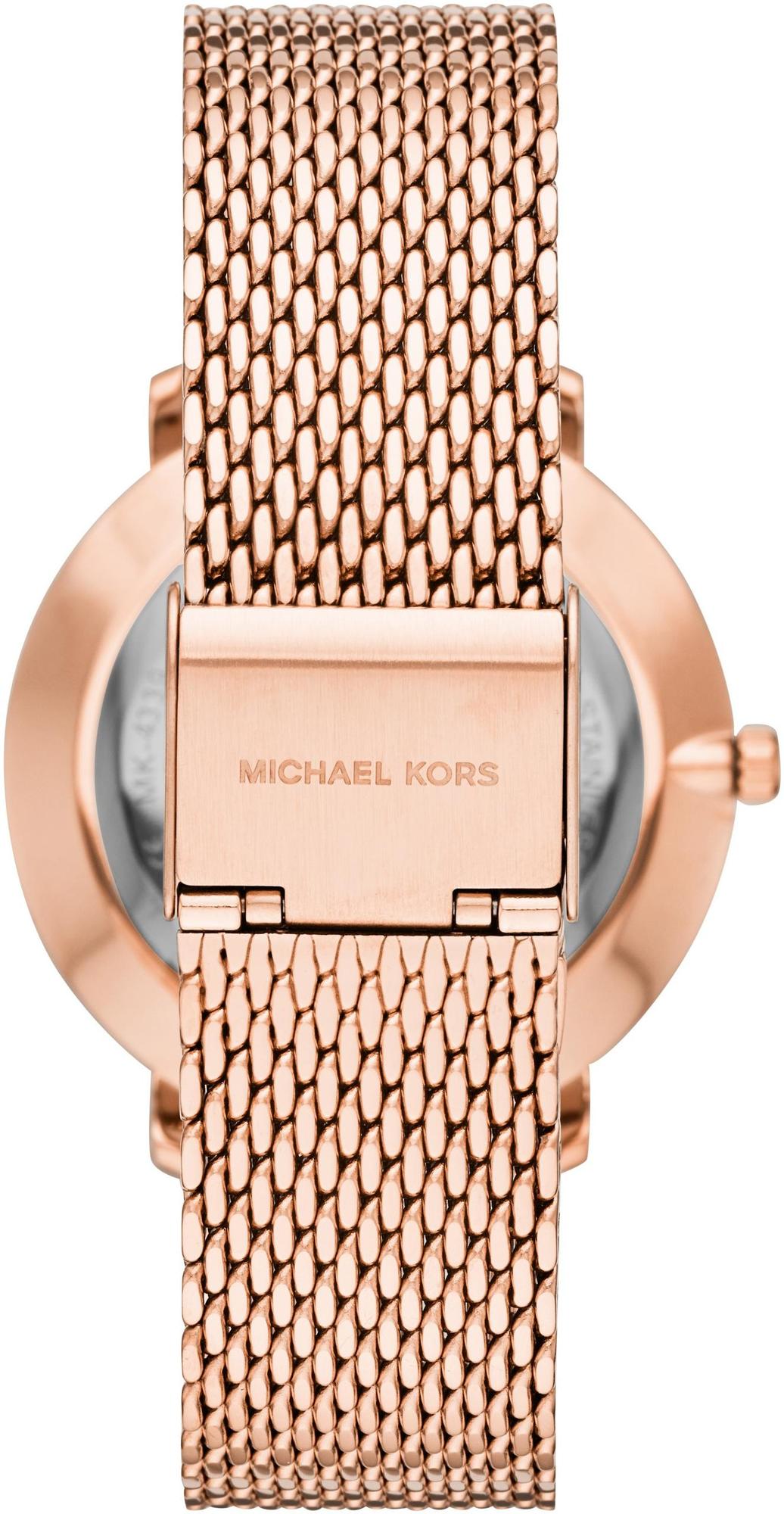 Michael Kors MK4340 zegarek różowe złoto klasyczny Damskie bransoleta