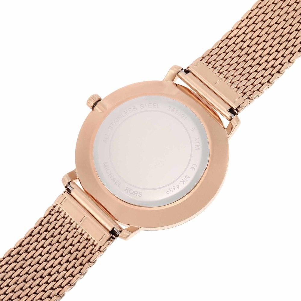 Michael Kors MK4340 zegarek różowe złoto klasyczny Damskie bransoleta