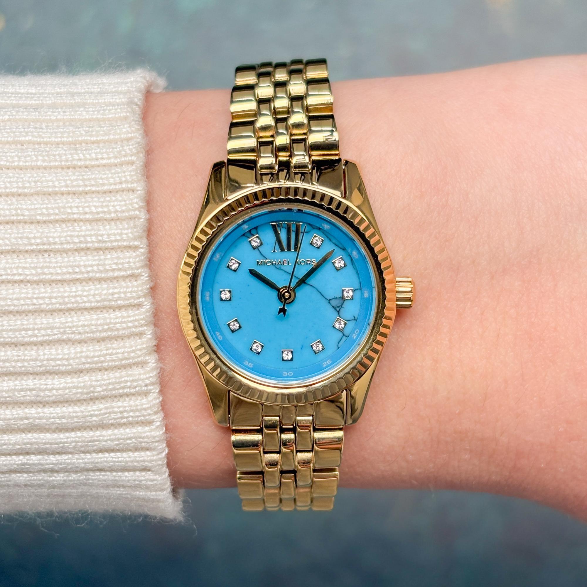 Michael Kors MK4813 LEXINGTON Gold Stainless Steel 26mm Damskie fashion-modowy zegarek złoty - miniatura 9