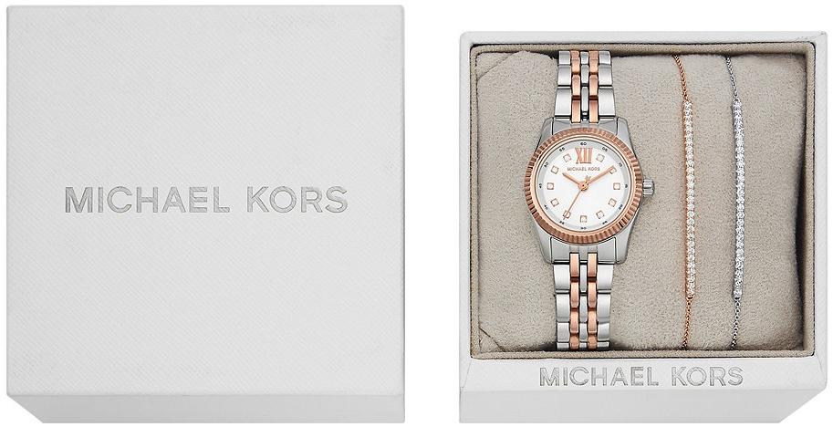 Michael Kors MK4817SET Damskie LEXINGTON Bicolor Stainless Steel GIFT SET 26mm zegarek damski fashion-modowy mineralne - miniatura 8