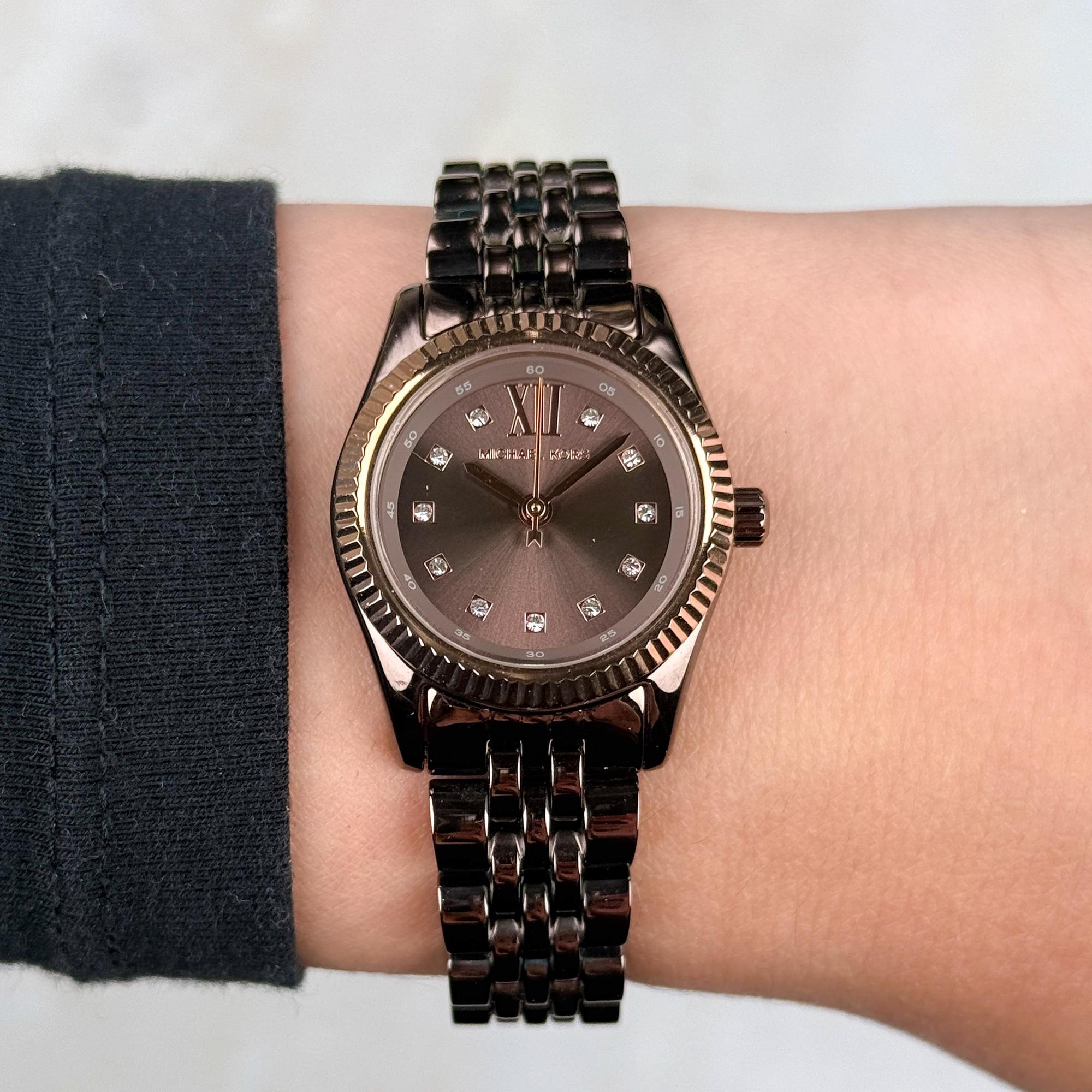 Michael Kors MK4844 LEXINGTON Damskie klasyczny zegarek brązowy - miniatura 9
