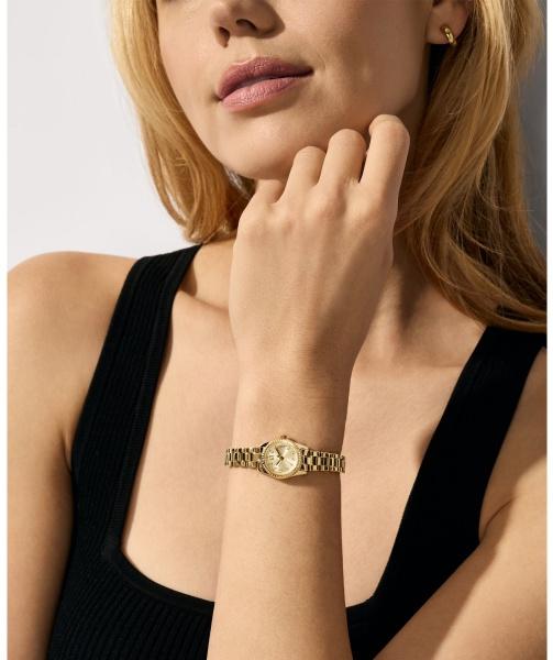Michael Kors MK4862 Gold Stainless Steel 19mm zegarek biżuteryjny Damskie