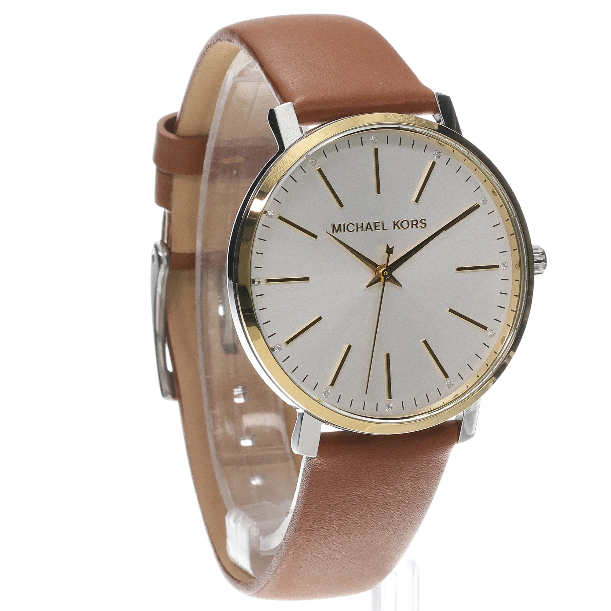 Michael Kors MK4897SET Pyper Pyper fashion-modowy zegarek srebrny
