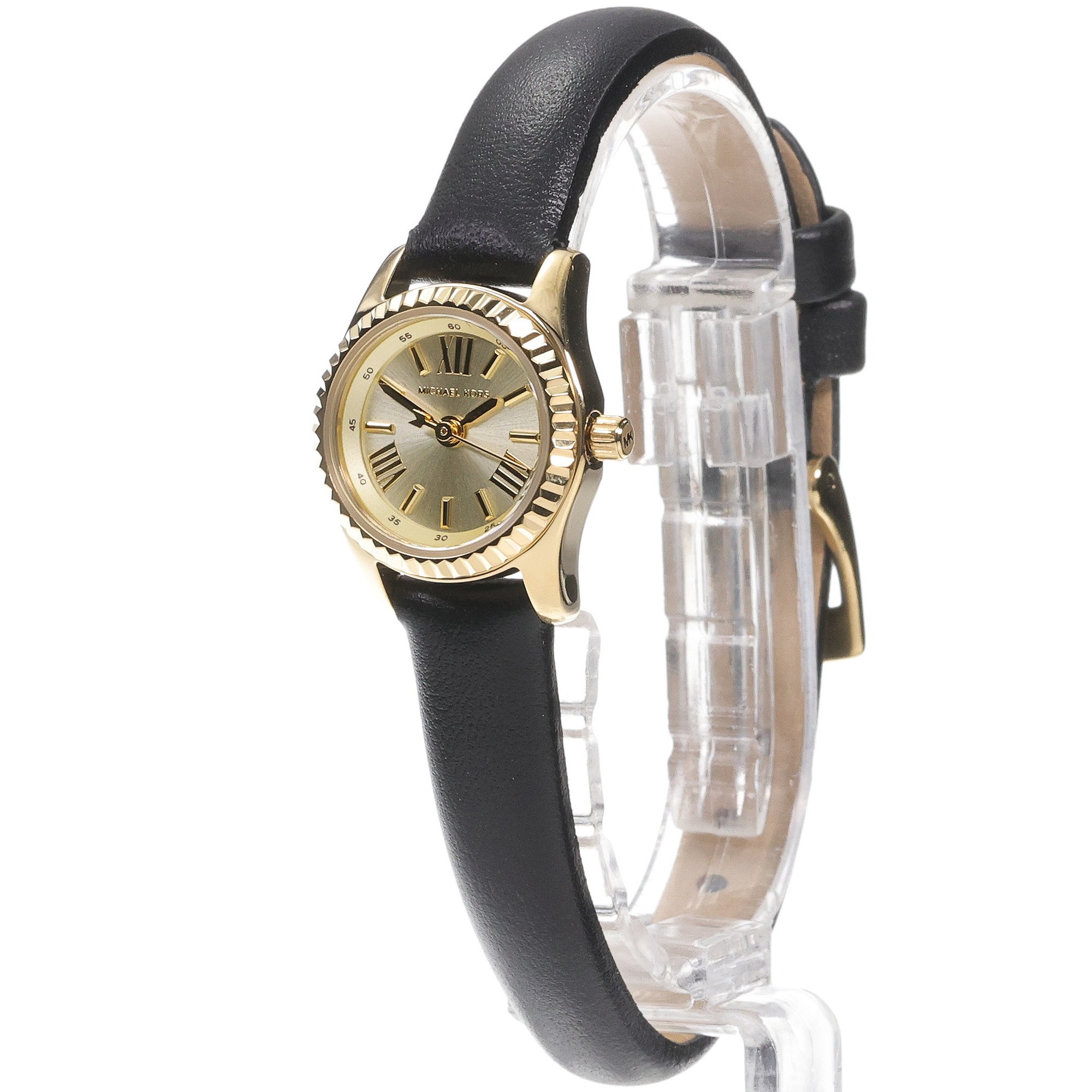 Michael Kors MK4901 Lexington Lexington Black Leather Strap 19mm zegarek damski elegancki mineralne
