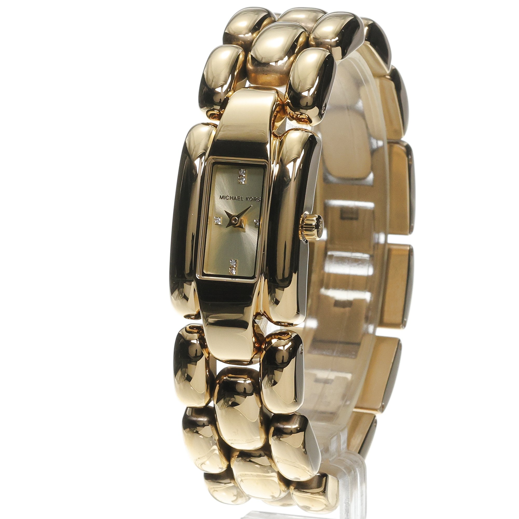 Michael Kors MK4921 Hally Damskie fashion-modowy zegarek złoty - miniatura 2