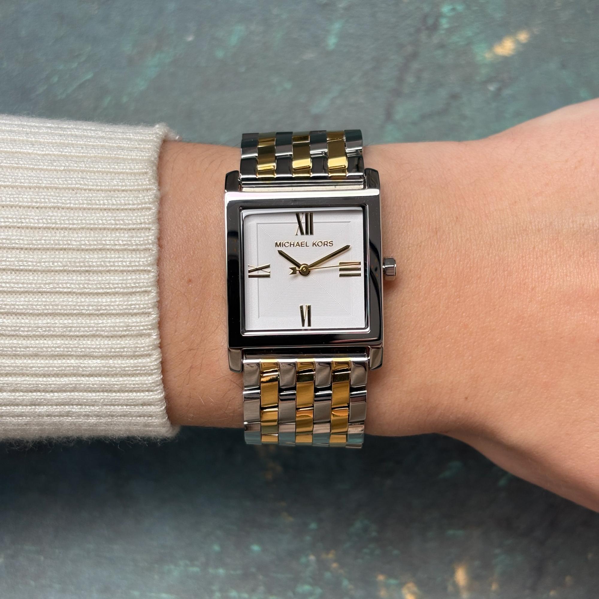 Michael Kors MK4935 Georgie Damskie biżuteryjny zegarek srebrny