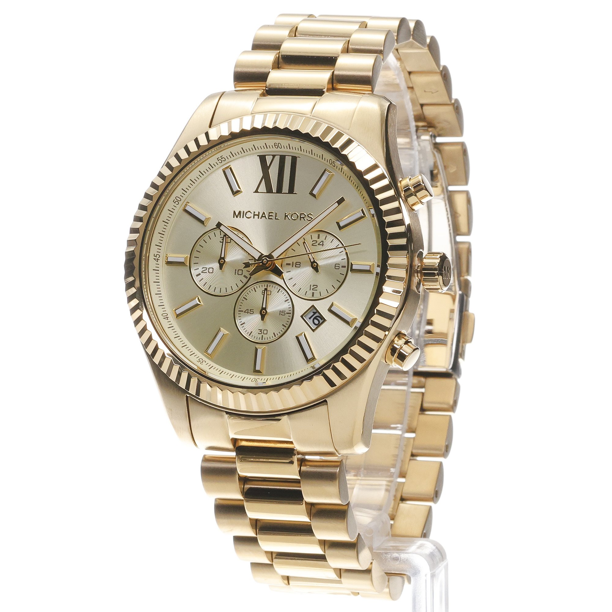 Michael Kors MK4950SET Set Lexington klasyczny zegarek złoty - miniatura 2