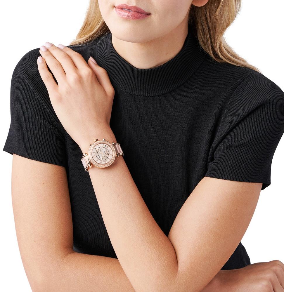 Michael Kors MK5896 Parker PARKER zegarek damski fashion-modowy mineralne - miniatura 7