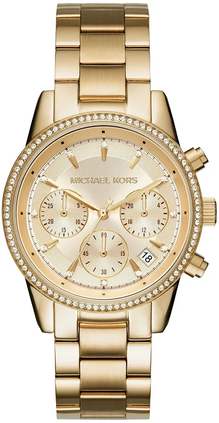 Michael Kors MK6356 Ritz RITZ Gold Stainless Steel 38mm