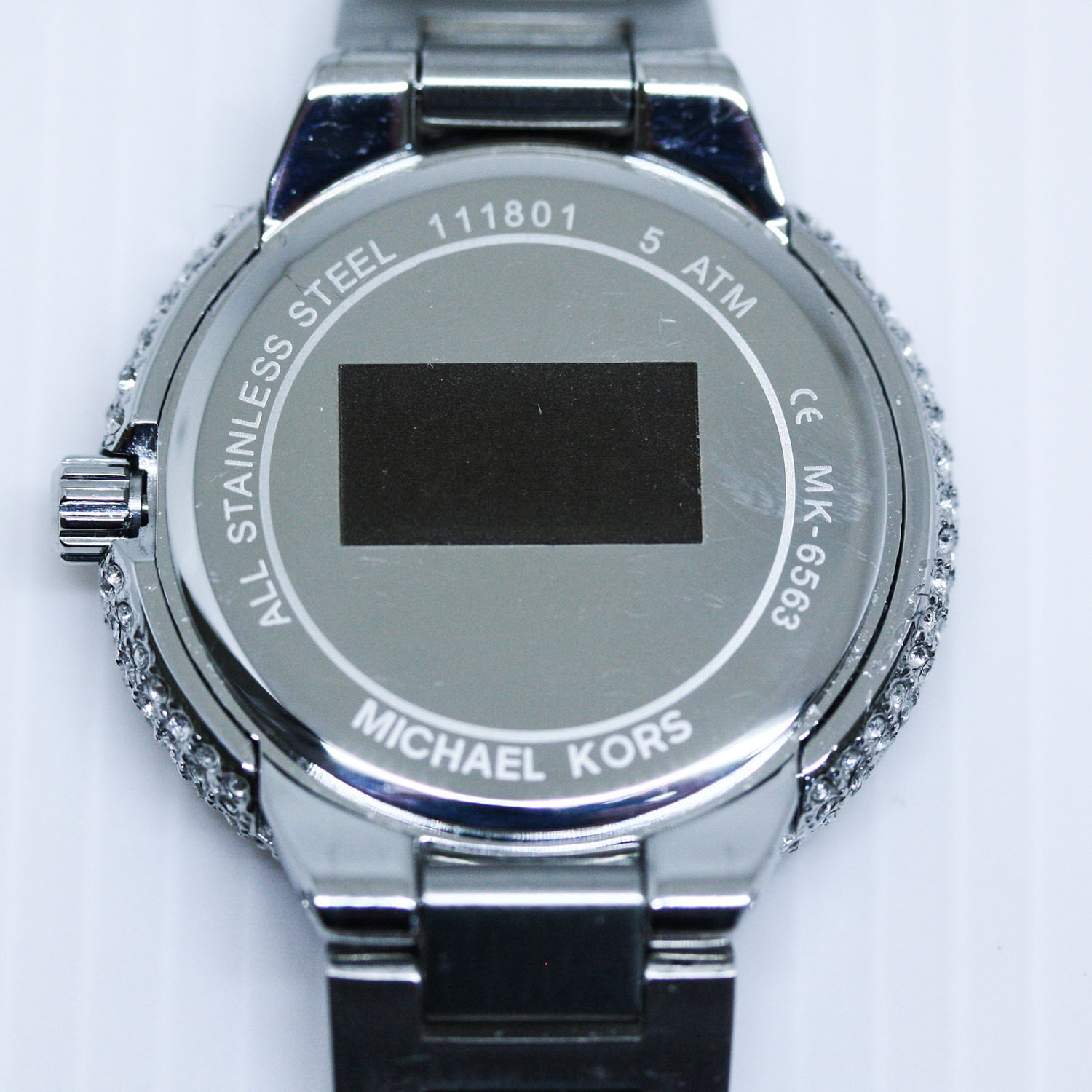 Michael Kors MK6563-POWYSTAWOWY zegarek srebrny fashion/modowy Taryn bransoleta