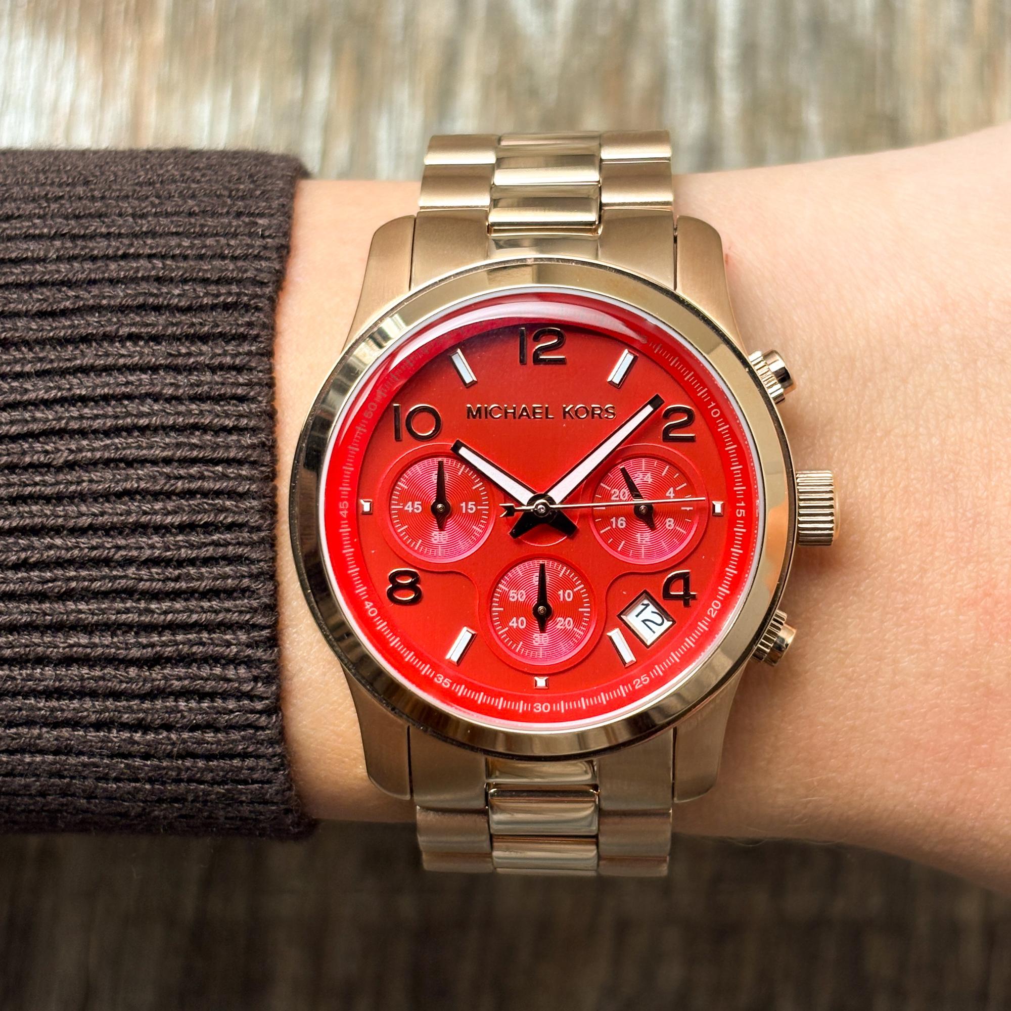 Michael Kors MK7352 Damskie RUNWAY zegarek damski fashion-modowy mineralne - miniatura 8