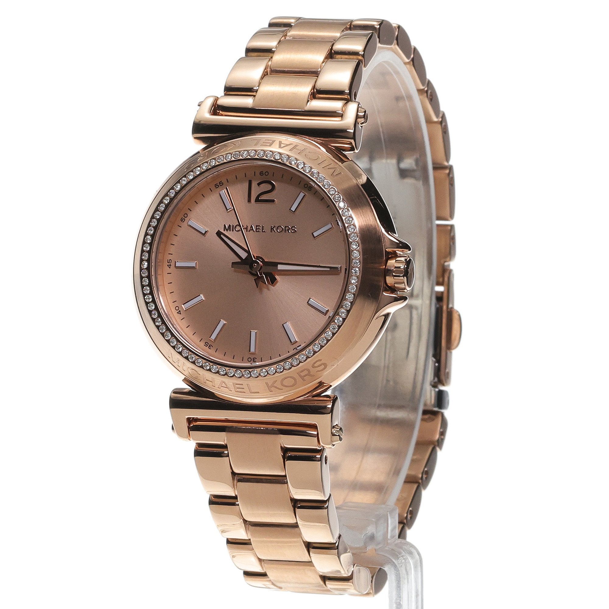 Michael Kors MK7491 MAREN Rose Gold Stainless Steel 33mm Damskie klasyczny zegarek różowe złoto - miniatura 2