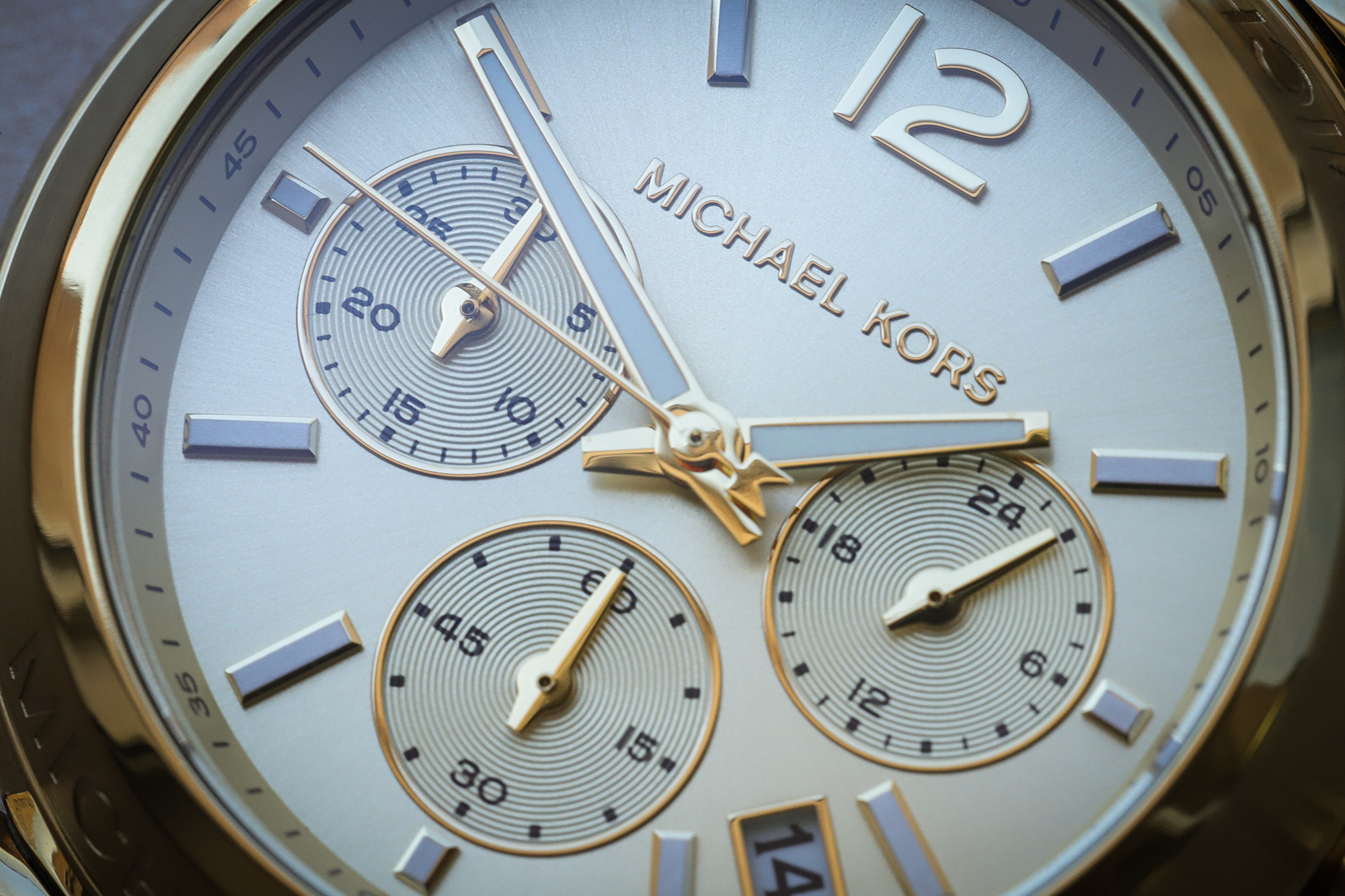Michael Kors MK7493 Damskie MAREN Gold Stainless Steel 40mm zegarek męski fashion-modowy mineralne - miniatura 7