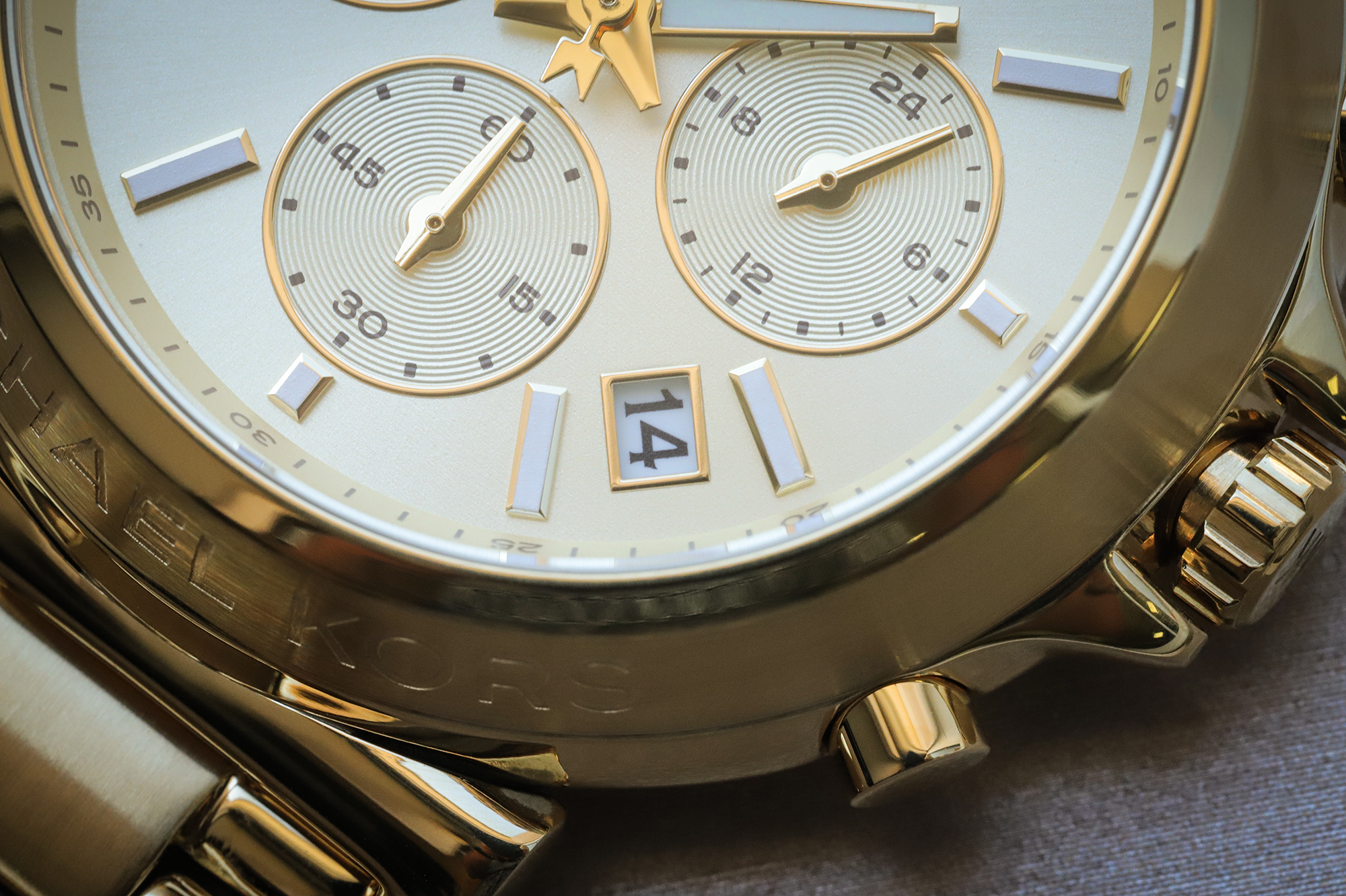 Michael Kors MK7493 MAREN Gold Stainless Steel 40mm Damskie fashion-modowy zegarek złoty - miniatura 8