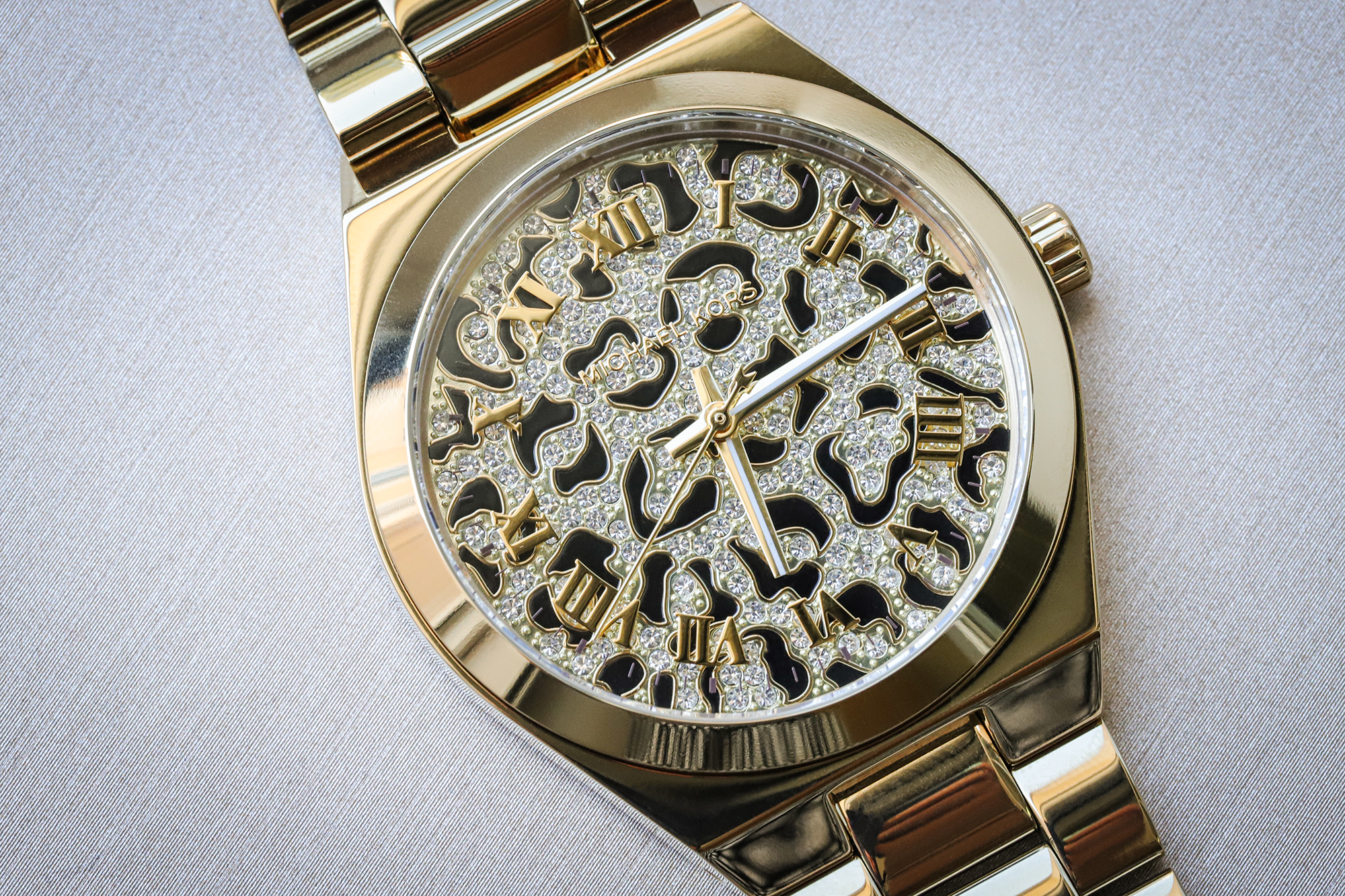 Michael Kors MK7500 LENNOX Gold Stainless Steel 37mm zegarek fashion-modowy Damskie - miniatura 4