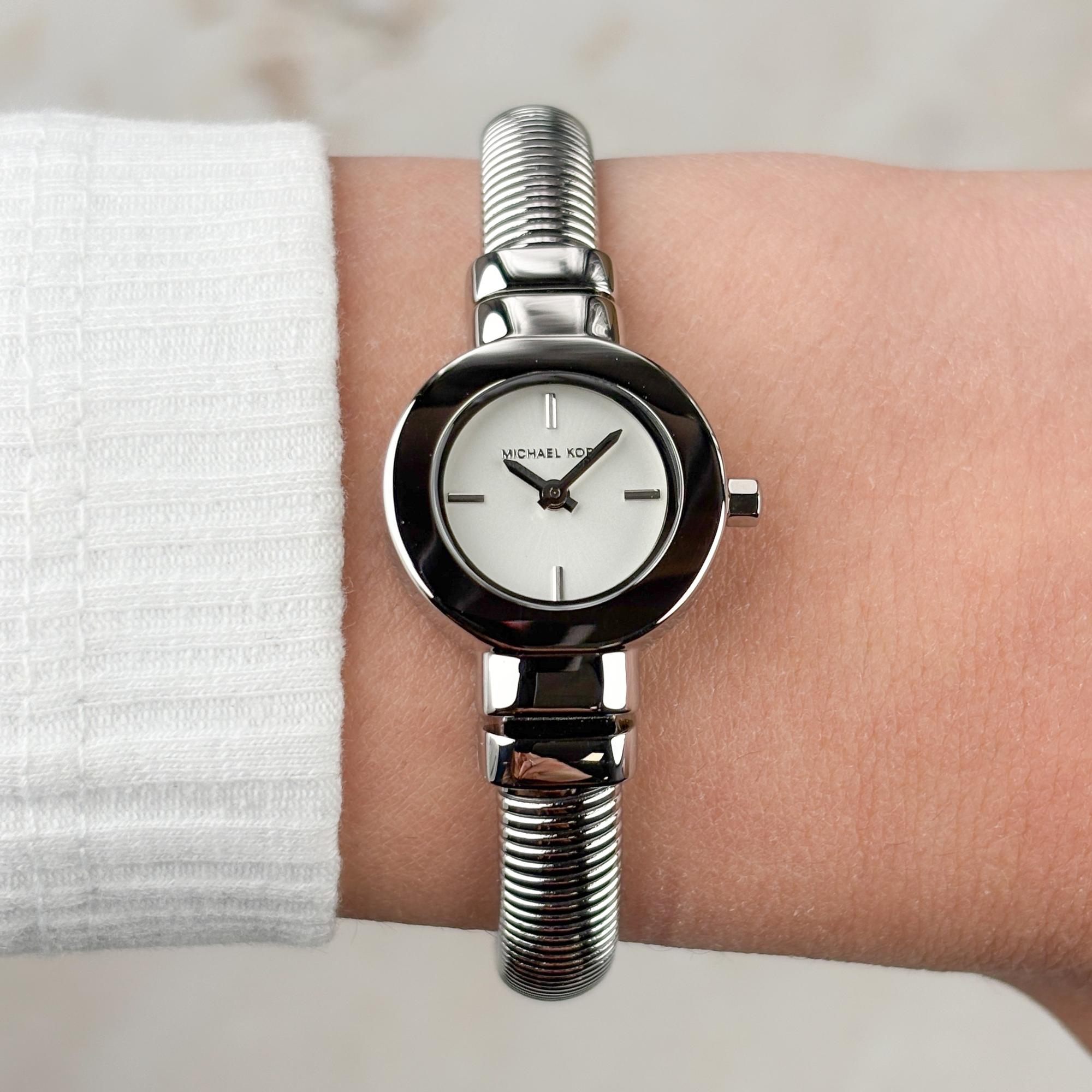 Michael Kors MK7529 Gramercy Stainless Steel 21mm Damskie klasyczny zegarek srebrny - miniatura 9