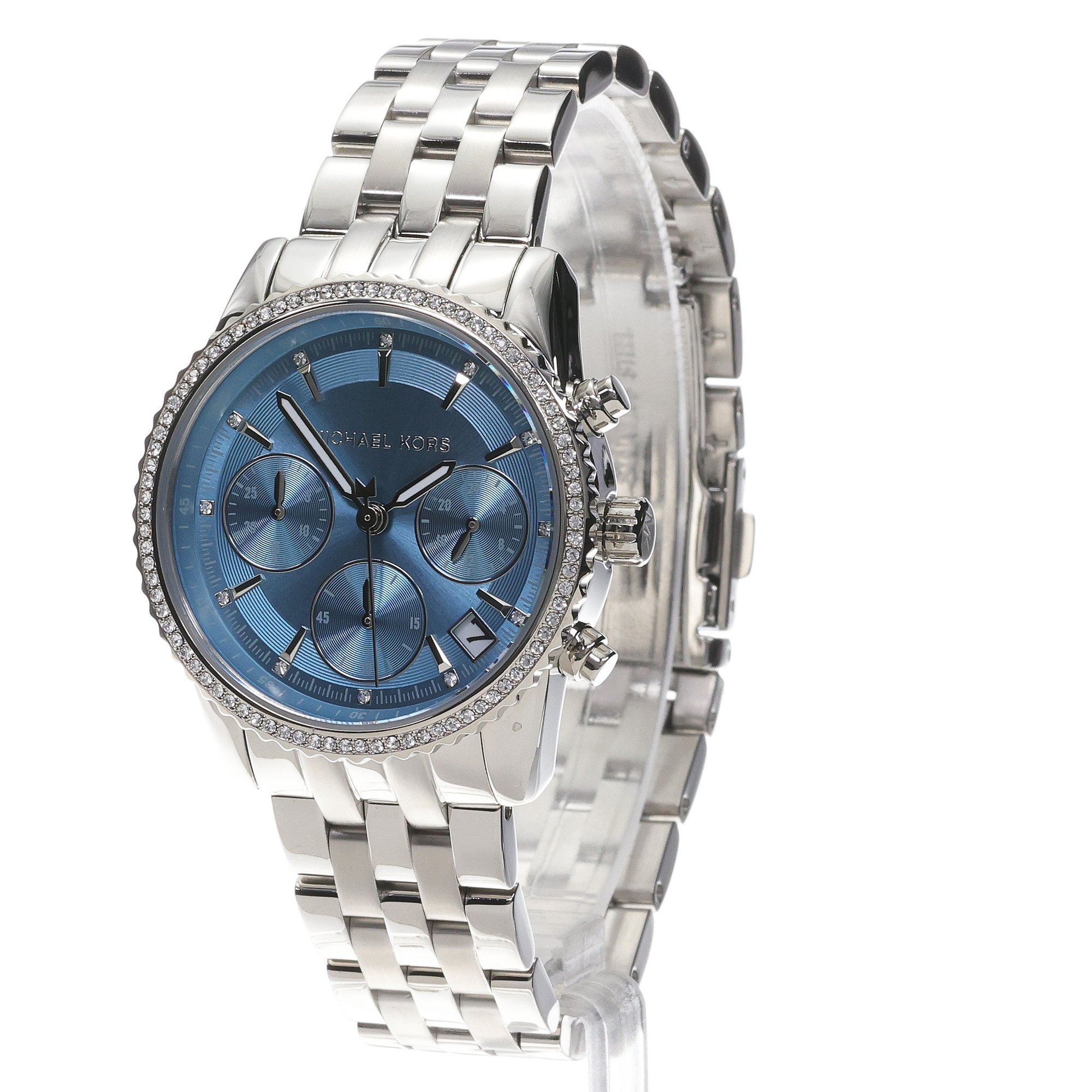 Michael Kors MK7539 Chronograph Bryant klasyczny zegarek srebrny