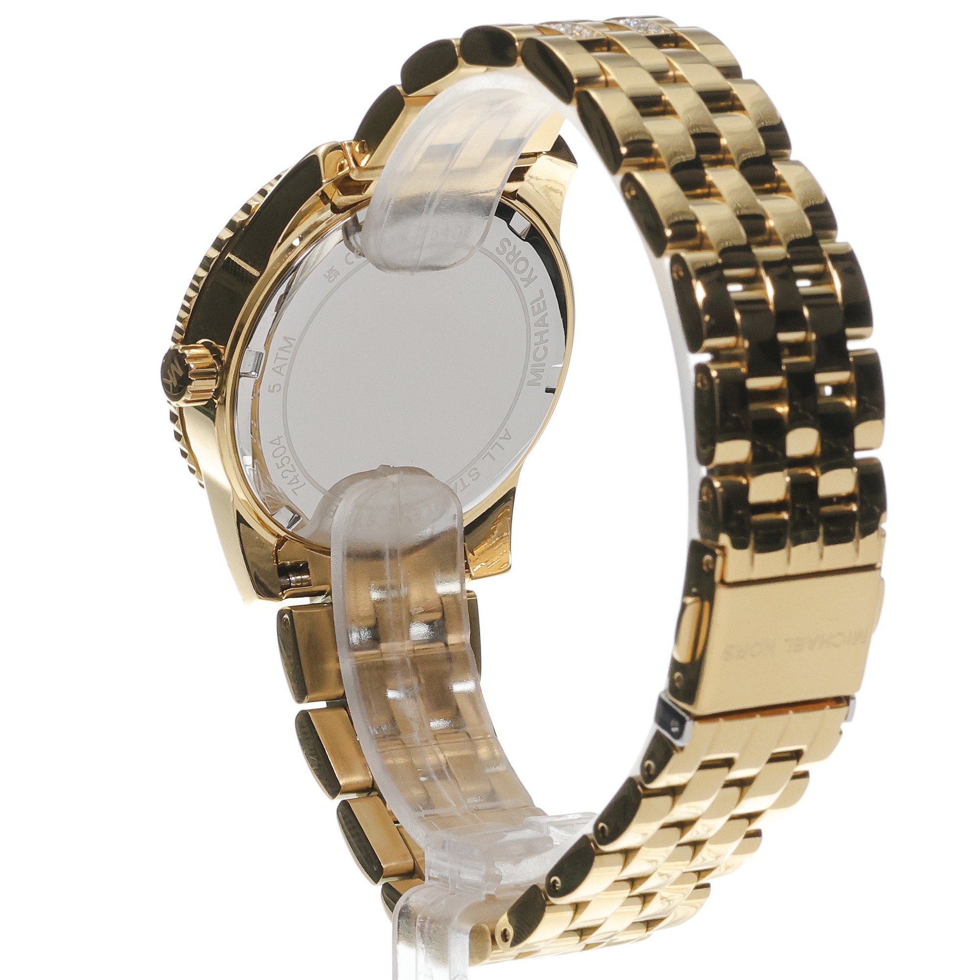 Michael Kors MK7540 Michael Kors Ritz Gold Stainless Steel 34mm zegarek damski fashion-modowy mineralne - miniatura 4