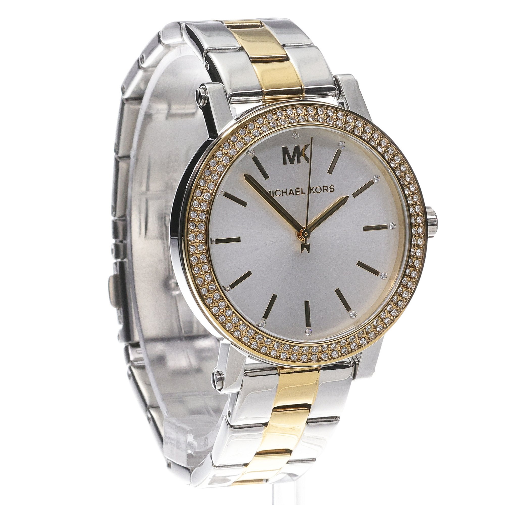 Michael Kors MK7550 zegarek srebrny fashion-modowy Damskie bransoleta - miniatura 3