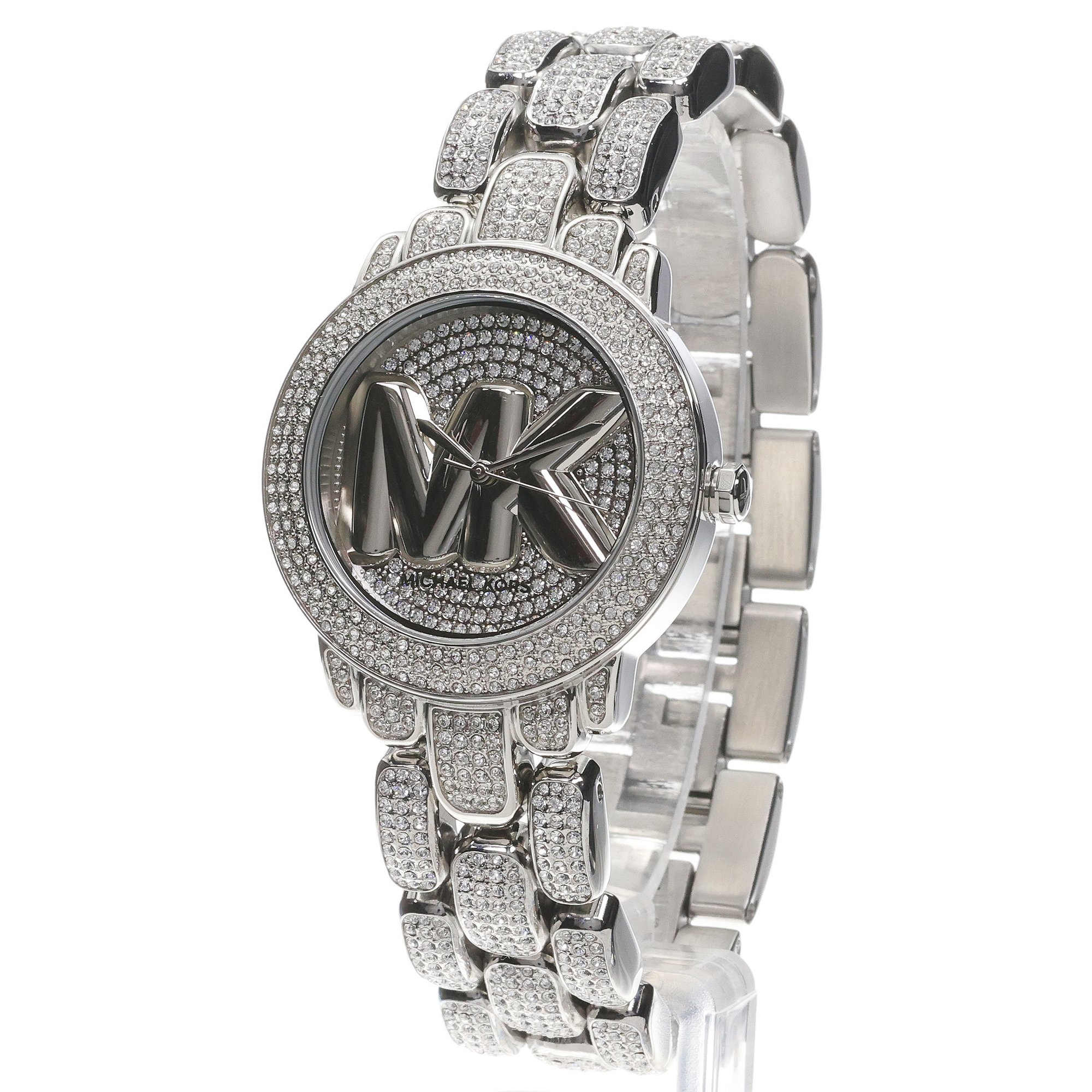 Michael Kors MK7566 Pave Phoebe Damskie fashion-modowy zegarek srebrny