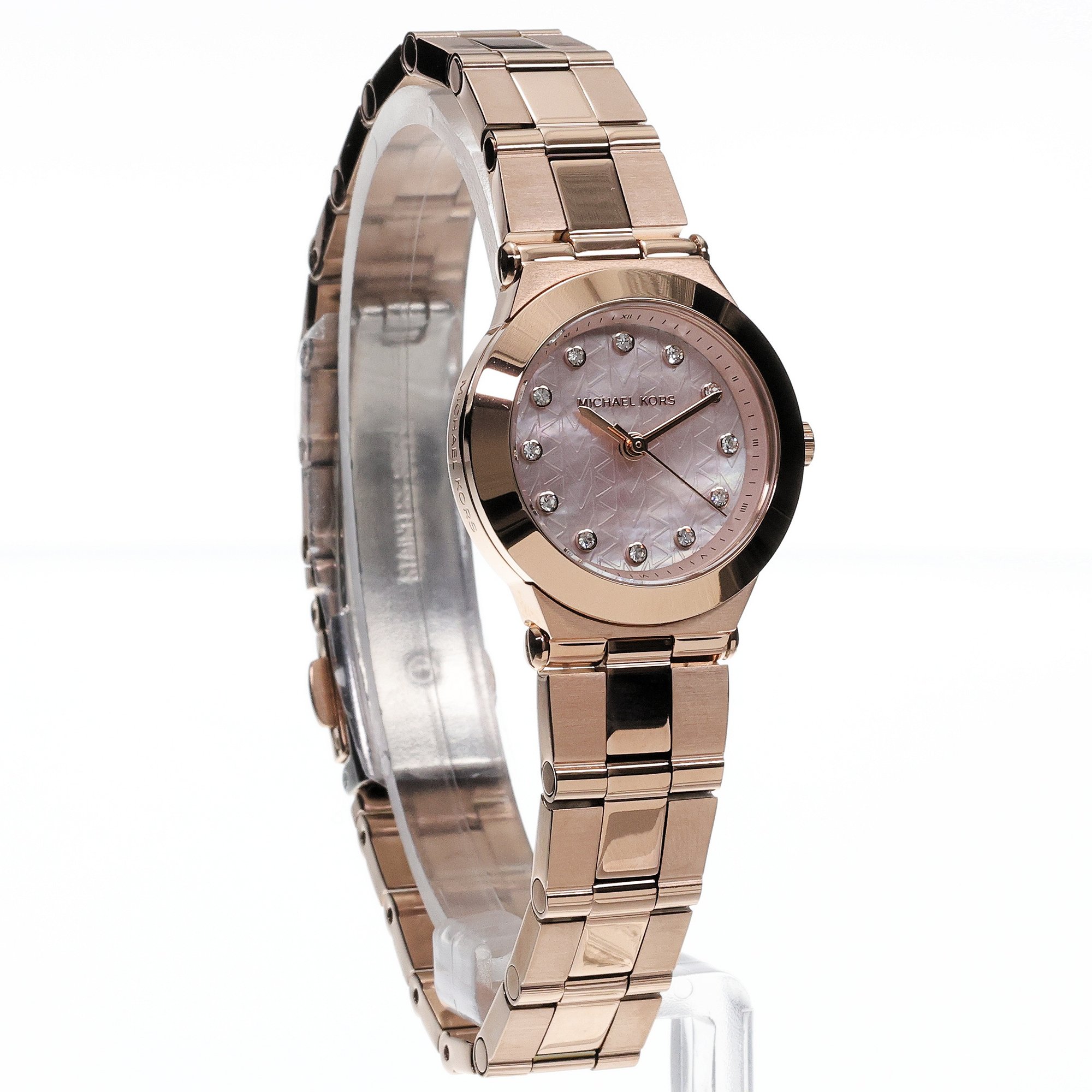 Michael Kors MK7568 zegarek różowe złoto fashion-modowy Damskie bransoleta - miniatura 3