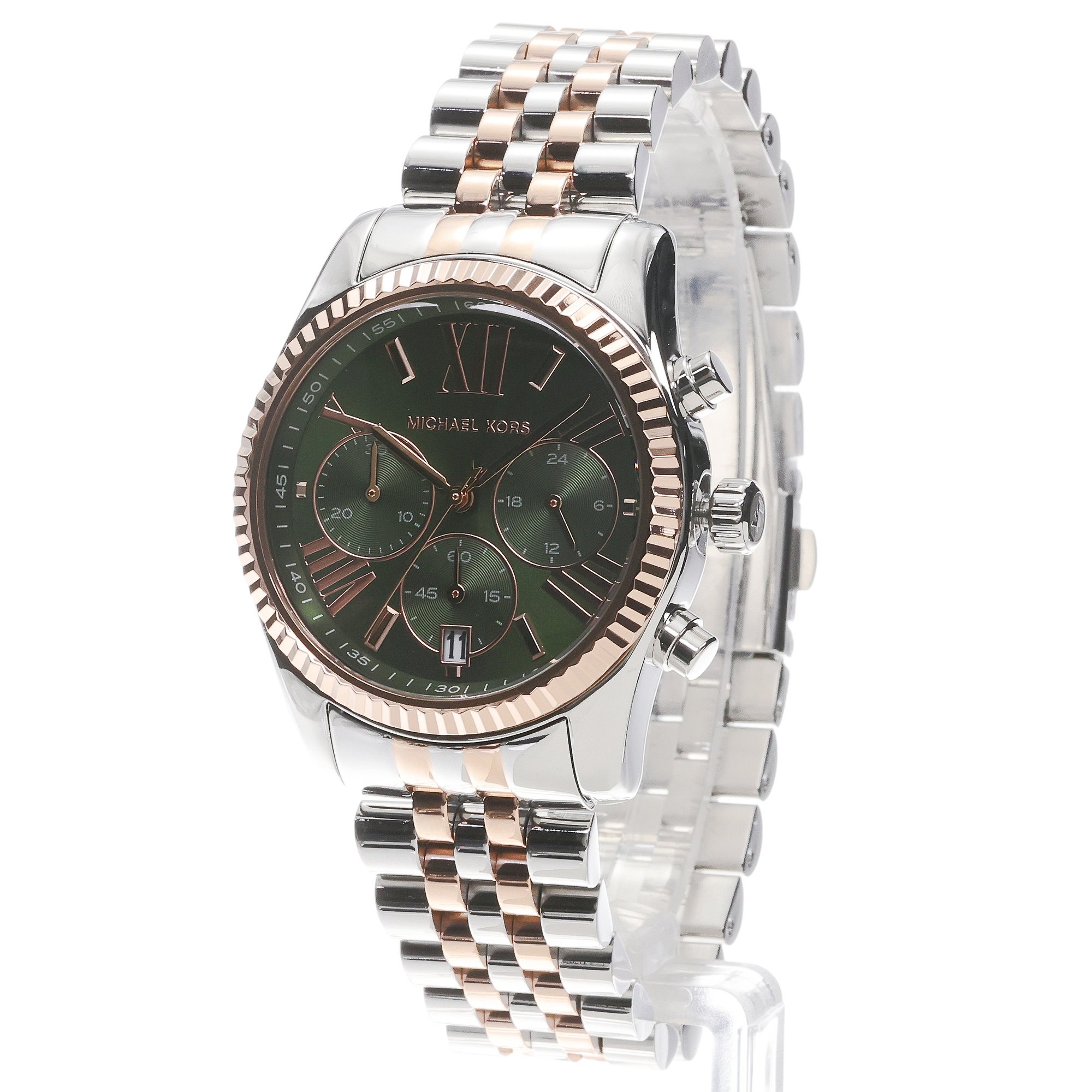 Michael Kors MK7610 zegarek srebrny fashion-modowy Damskie bransoleta