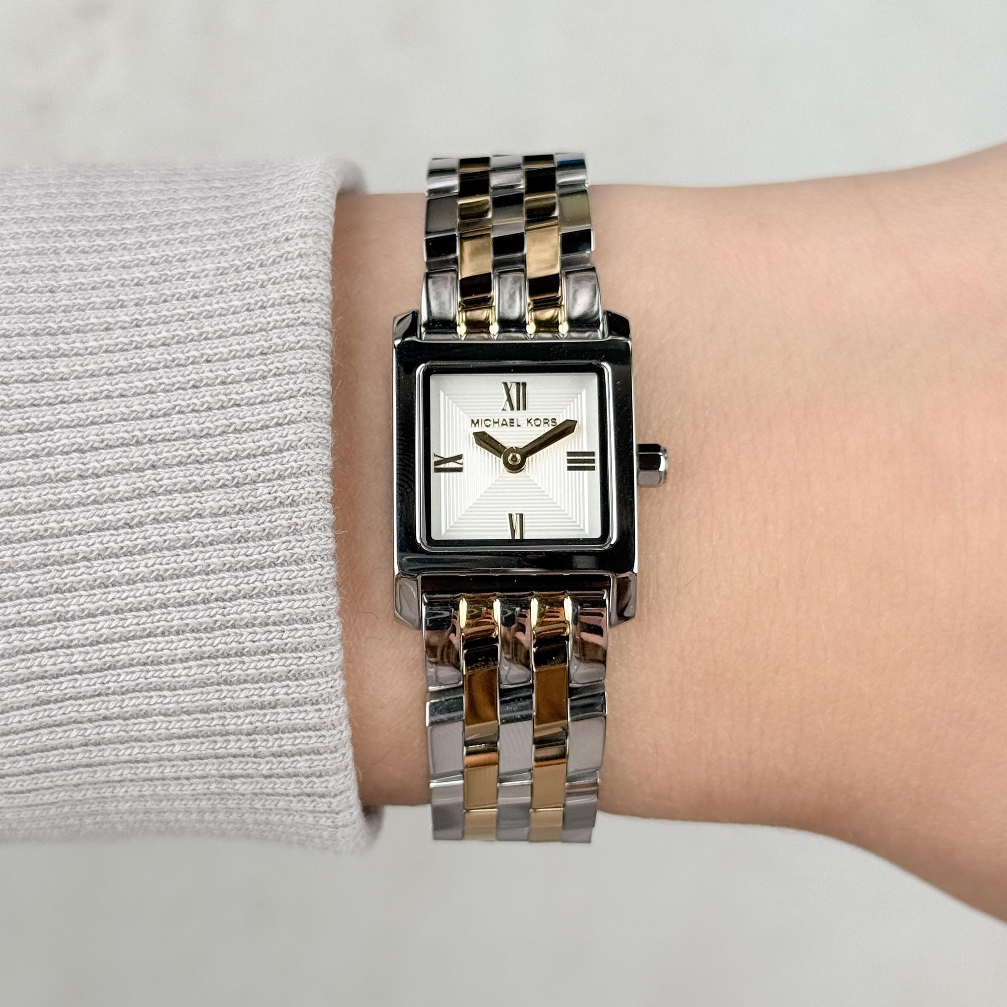 Michael Kors MK7612 zegarek srebrny fashion-modowy Damskie bransoleta - miniatura 5