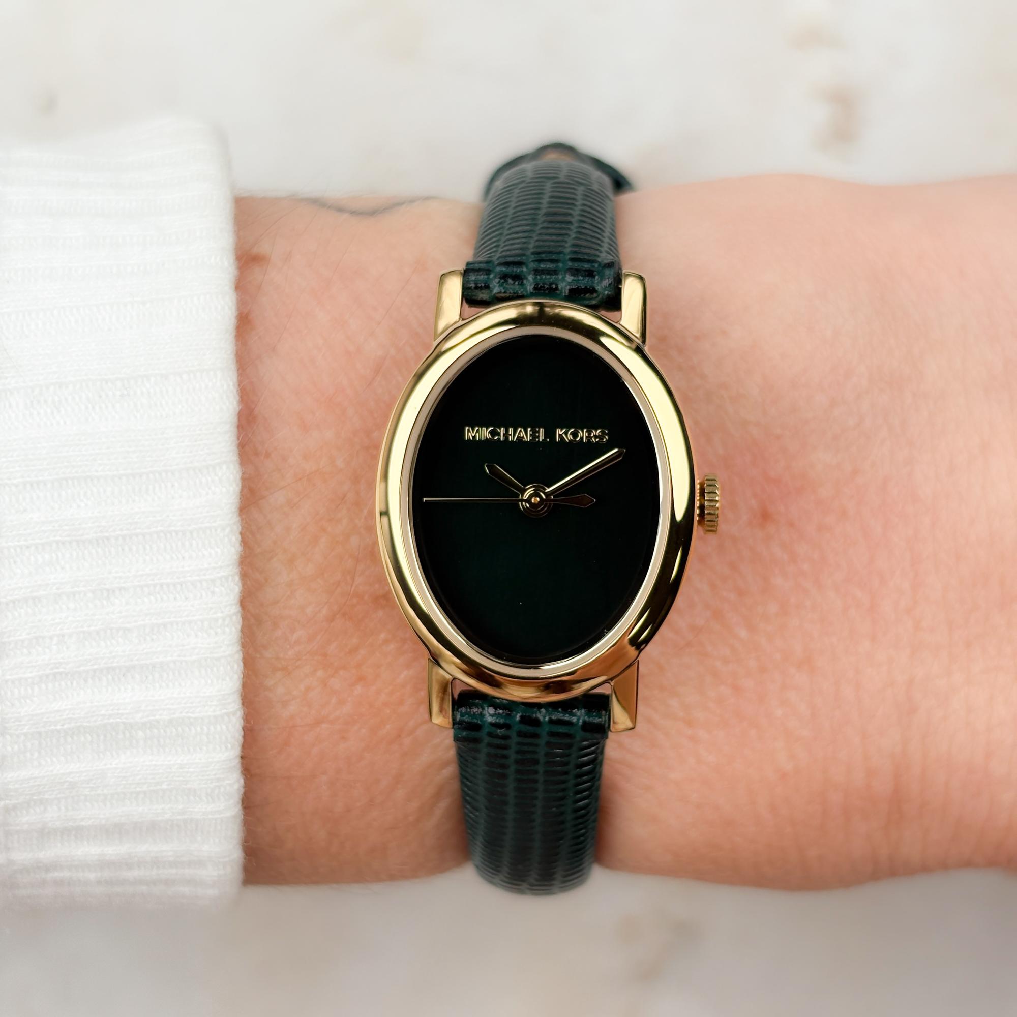 Michael Kors MK7633 zegarek złoty klasyczny Damskie pasek - miniatura 5