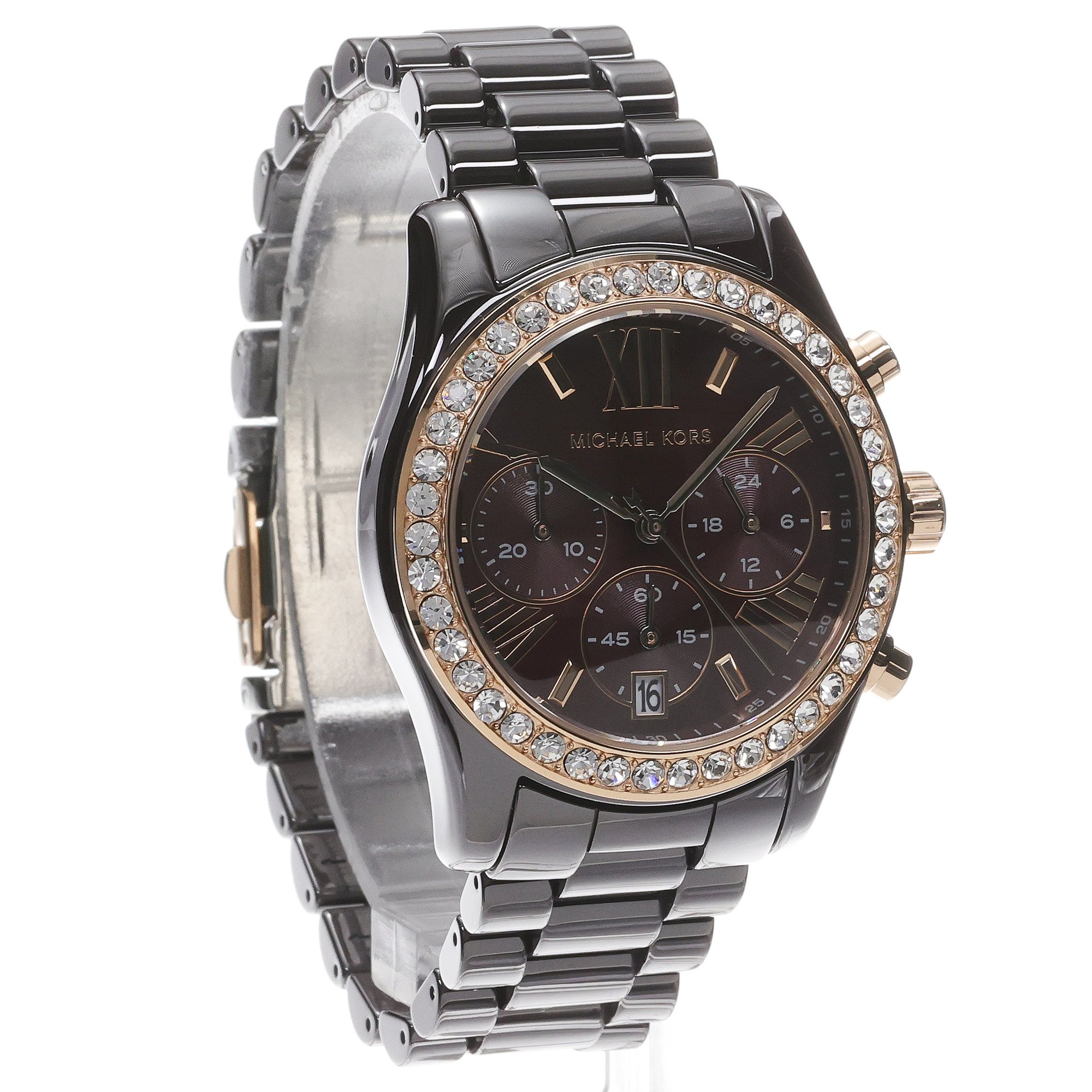 Michael Kors MK7638 zegarek brązowy fashion-modowy Damskie bransoleta
