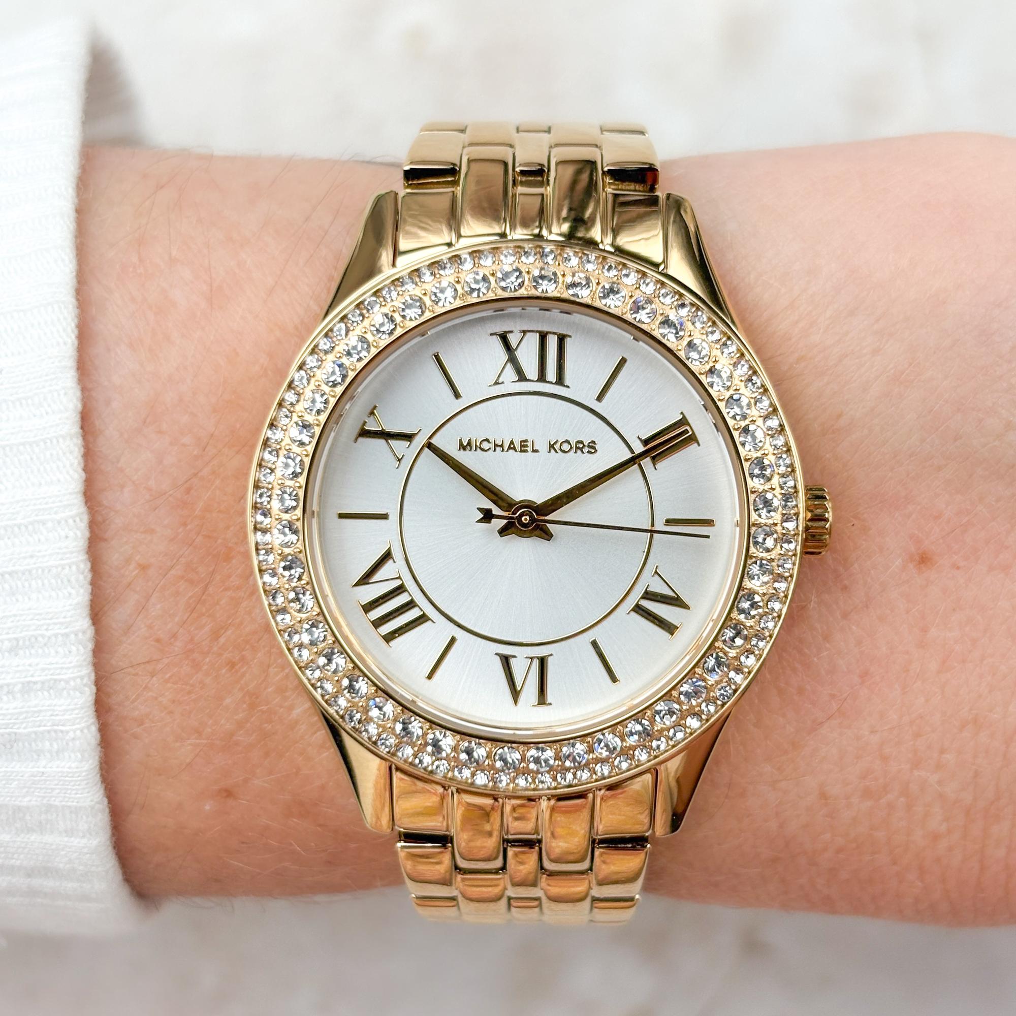 Michael Kors MK7651 zegarek złoty fashion-modowy Damskie bransoleta