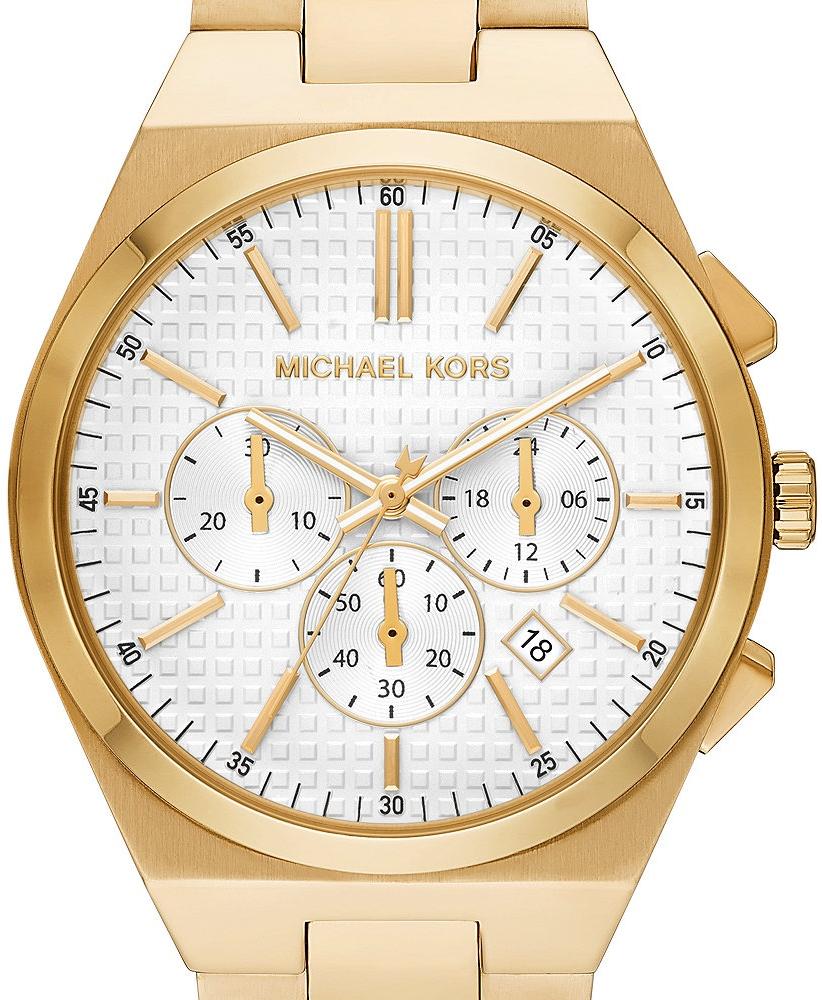 Michael Kors MK9120 zegarek złoty fashion-modowy Męskie bransoleta