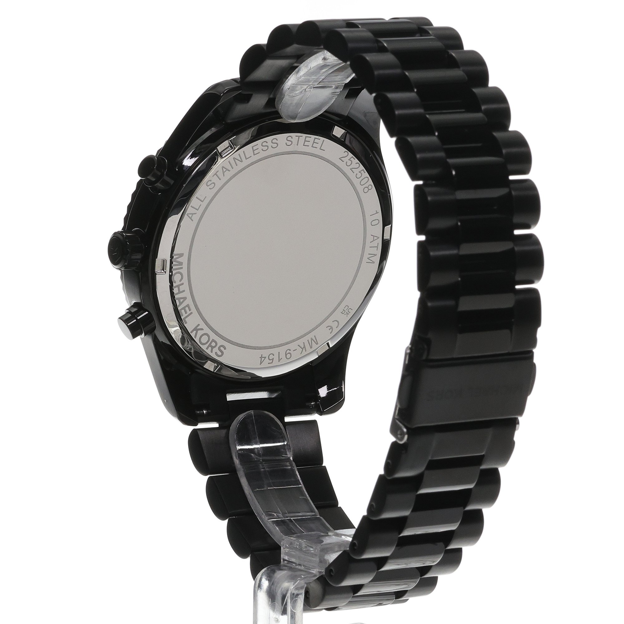 Michael Kors MK9154 Męskie LEXINGTON Black Stainless Steel 44mm zegarek męski klasyczny mineralne